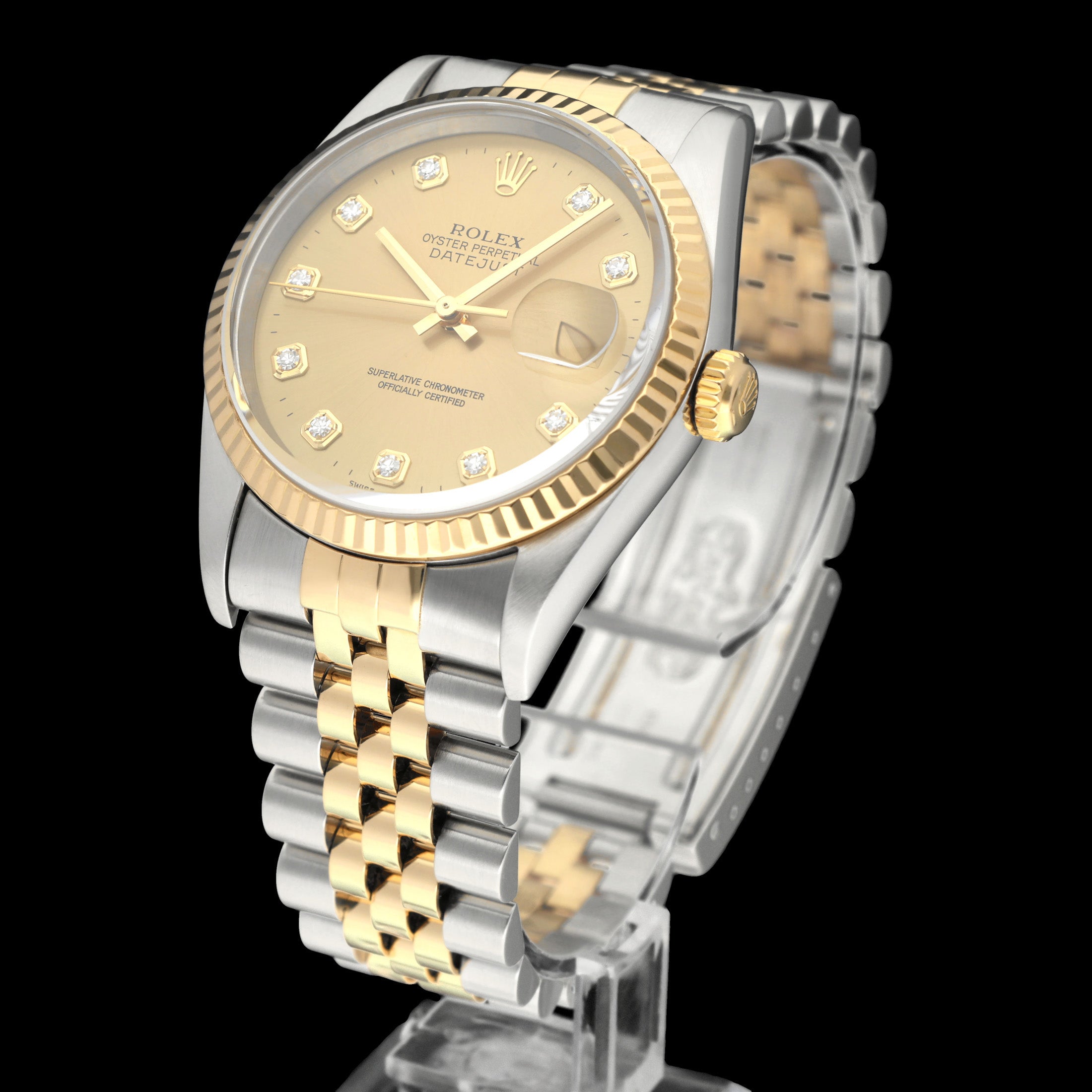 Rolex Datejust 16233G - 2002 - Rolex horloge - Rolex kopen - Rolex heren horloge - Trophies Watches