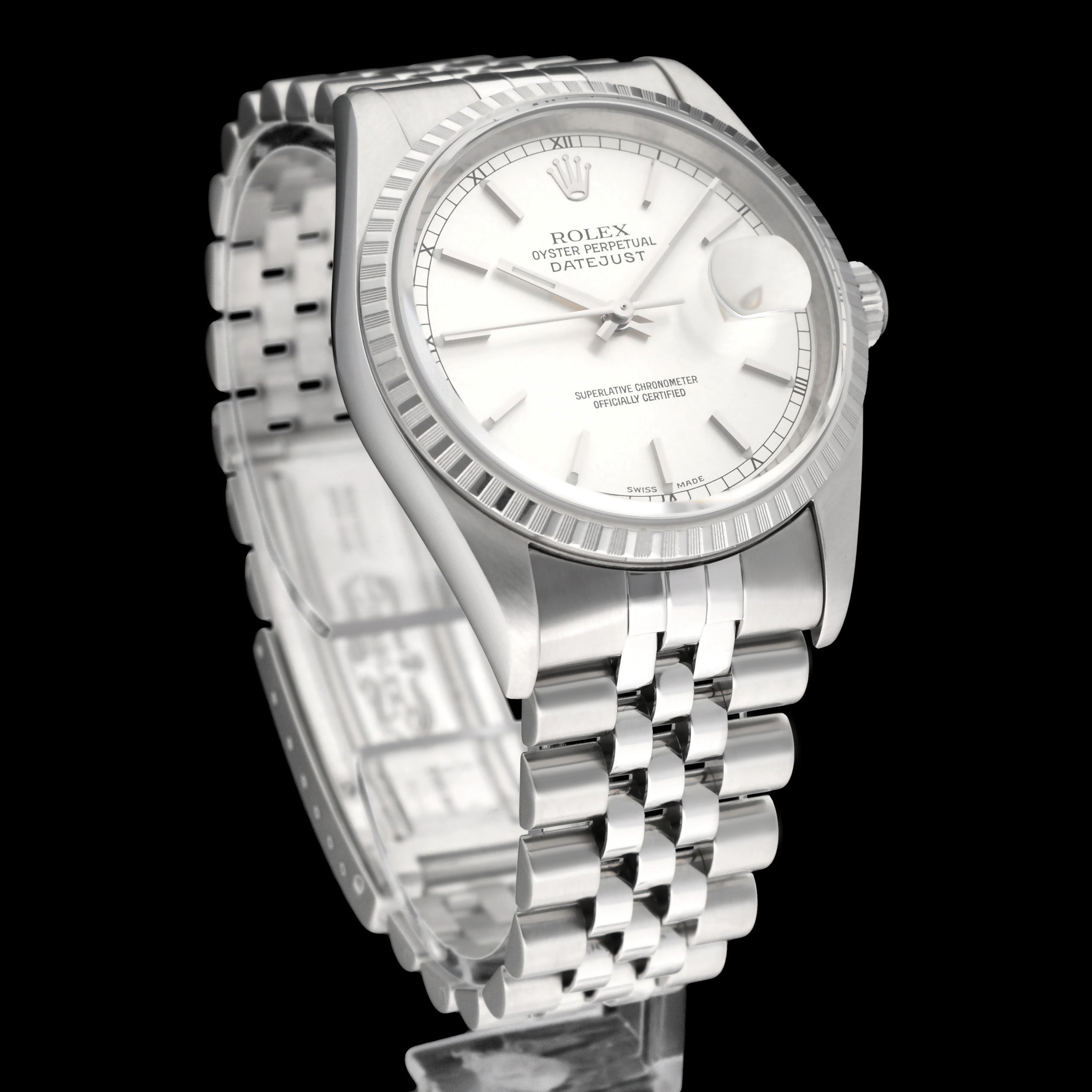 Rolex Datejust 16220 - 2002 - Rolex horloge - Rolex kopen - Rolex heren horloge - Trophies Watches