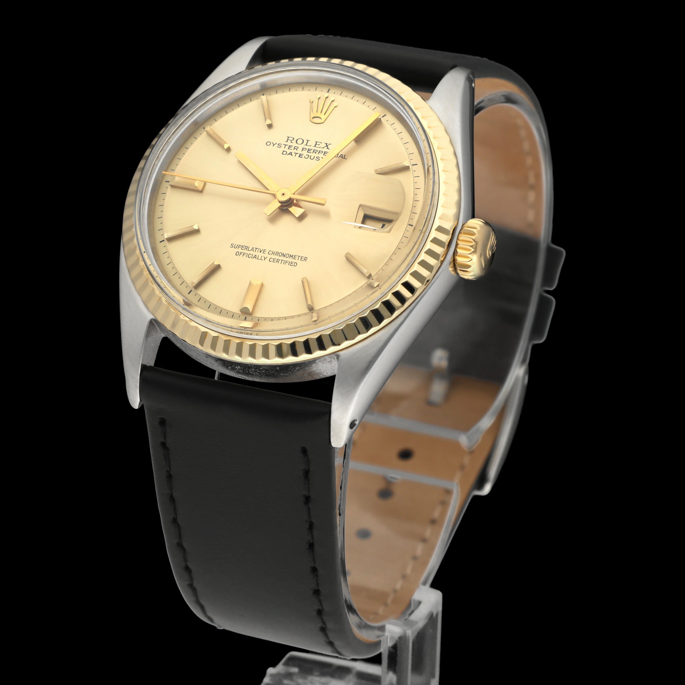 Rolex Datejust 1601 - 1970 - goud/staal - two/tone - Rolex horloge - Rolex kopen - Rolex heren horloge - Trophies Watches