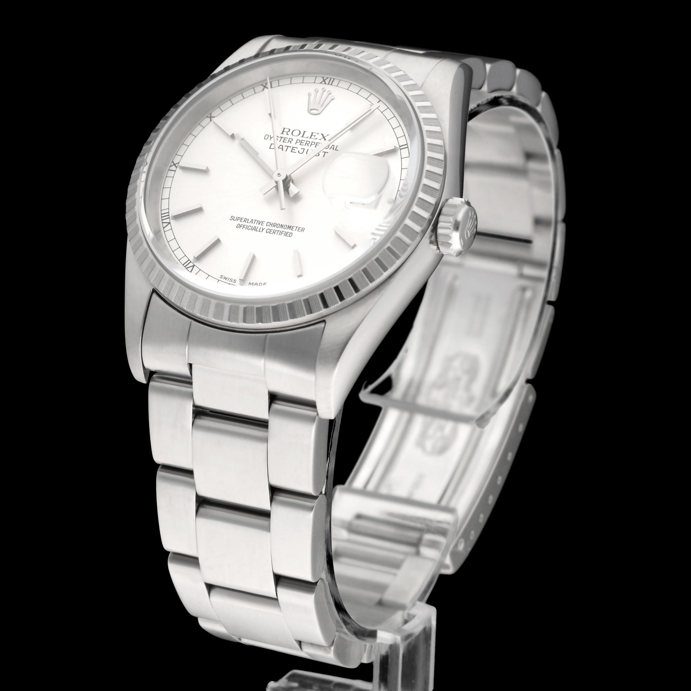 Rolex Datejust 16220 - 2002 - Rolex horloge - Rolex kopen - Rolex heren horloge - Trophies Watches