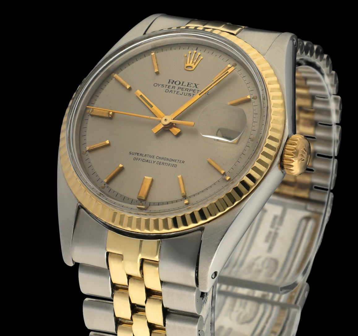 Rolex Datejust 1601 - 1969 - goud/staal - two/tone - Rolex horloge - Rolex kopen - Rolex heren horloge - Trophies Watches