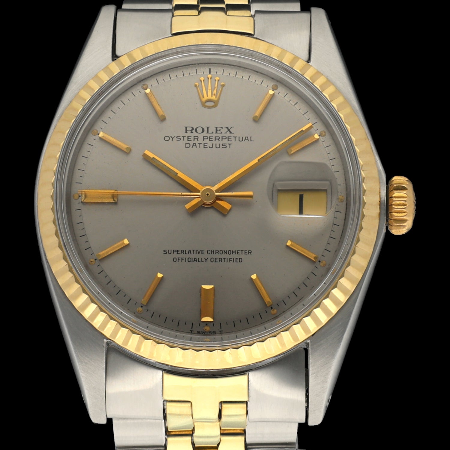 Rolex Datejust 1601 - 1969 - goud/staal - two/tone - Rolex horloge - Rolex kopen - Rolex heren horloge - Trophies Watches