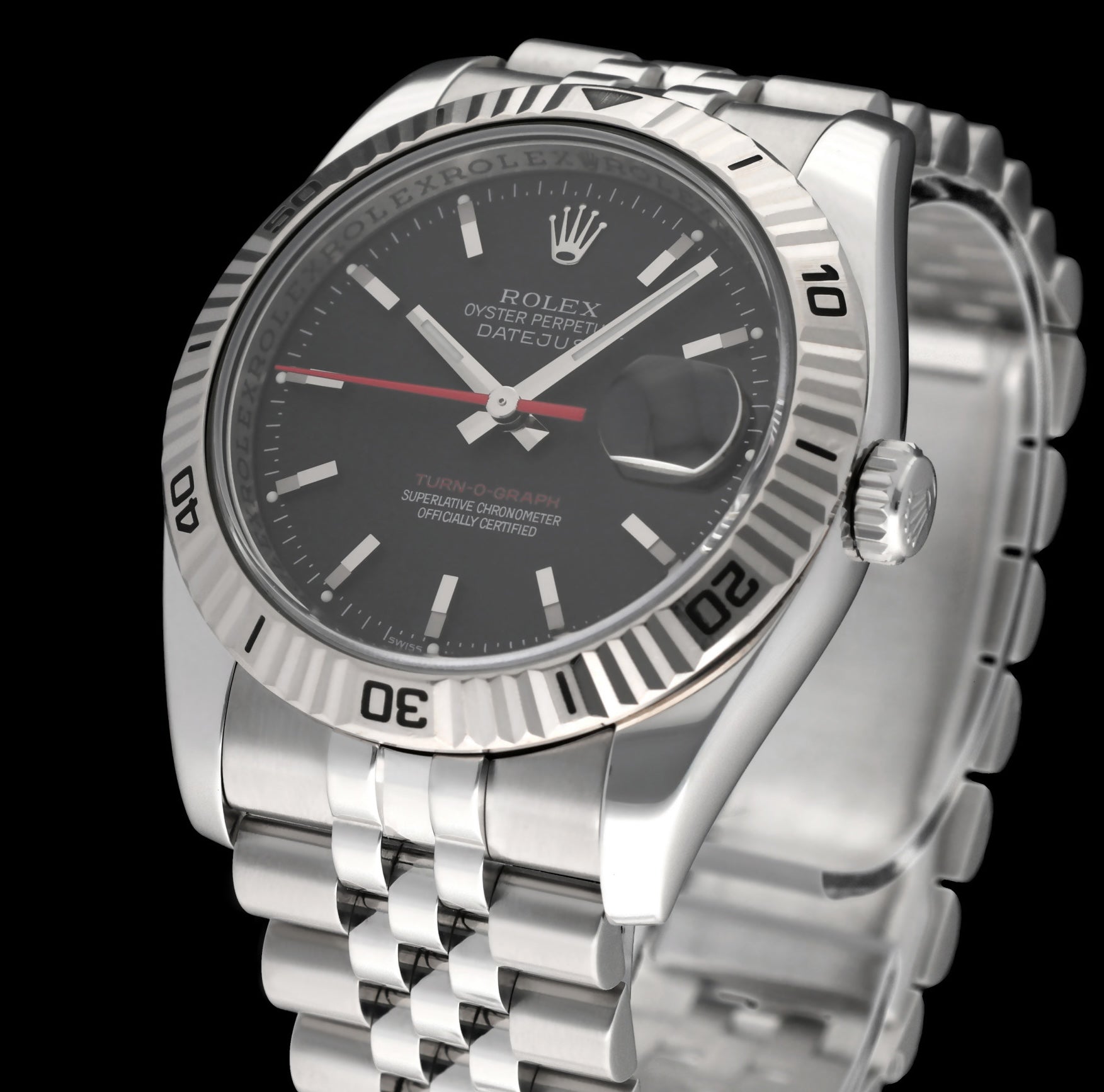 Rolex Datejust Turn-O-Graph 116264, Box & Papers, 2009