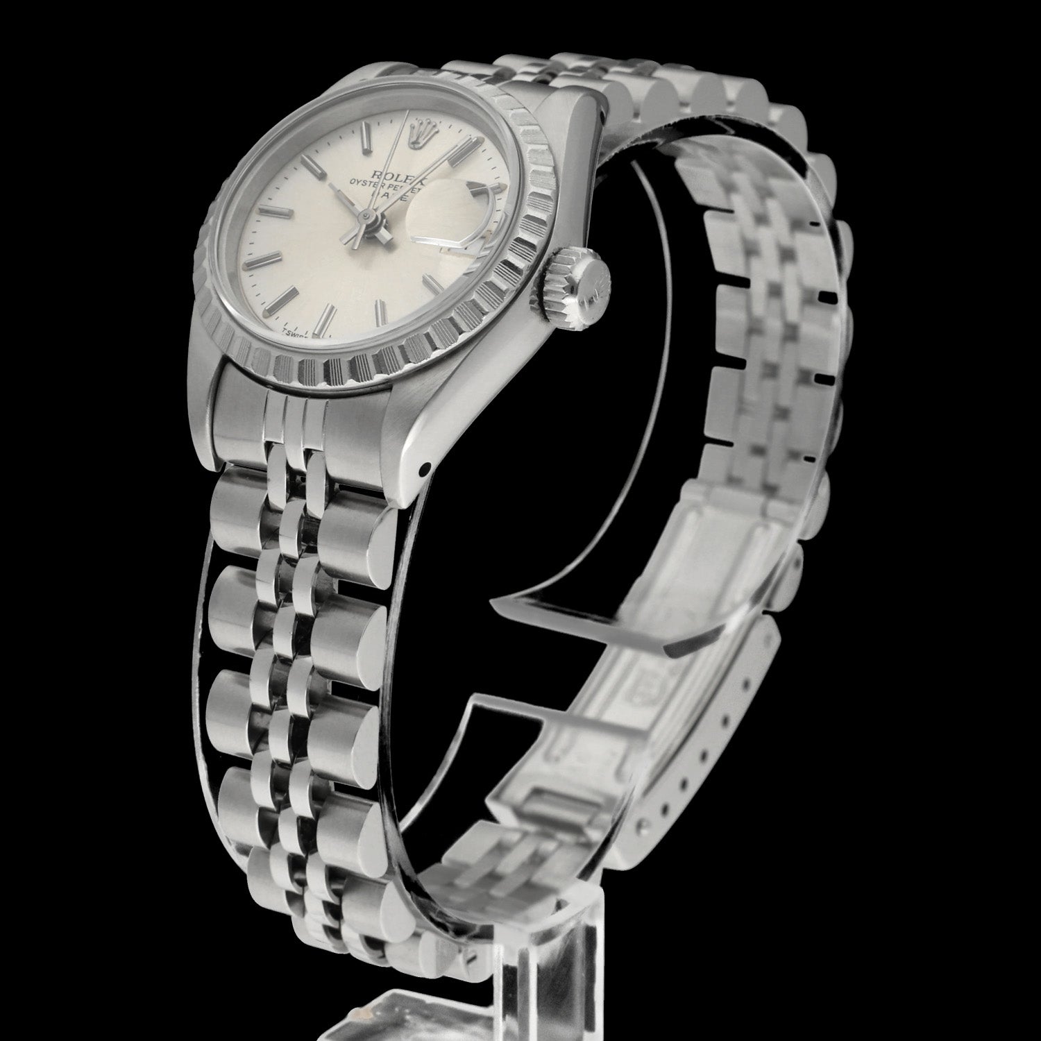 Rolex Oyster Perpetual Lady Date 69240 - 1990 - Rolex horloge - Rolex kopen - Rolex dames horloge - Trophies Watches