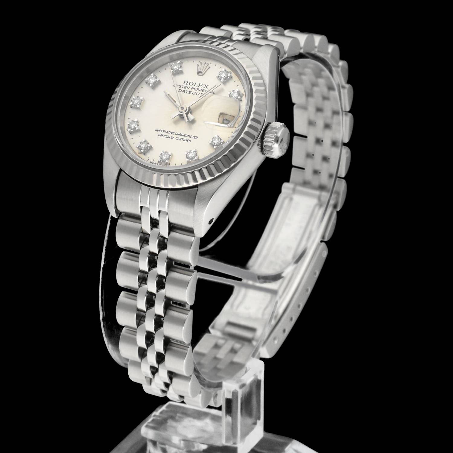 Rolex Oyster Perpetual Lady Datejust 69174G - 1990 - Rolex horloge - Rolex kopen - Rolex dames horloge - Trophies Watches