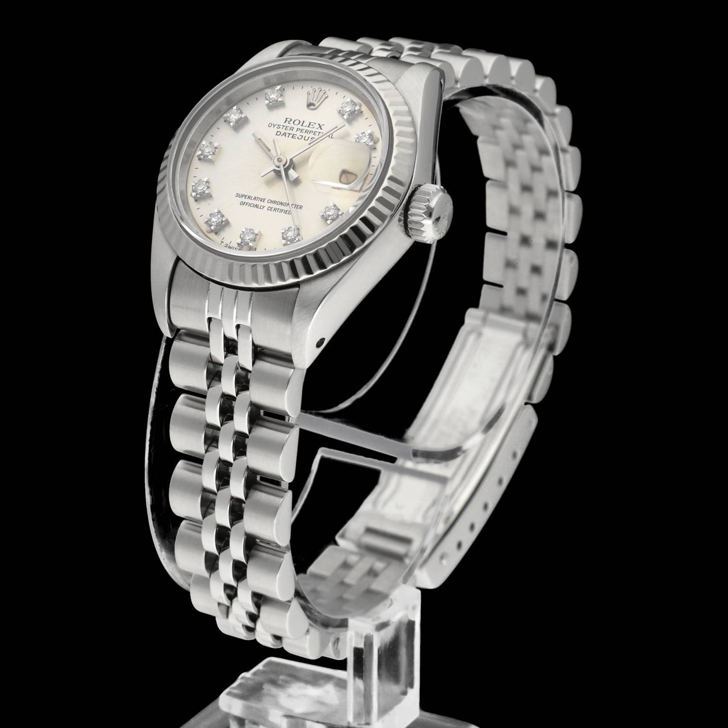 Rolex Oyster Perpetual Lady Datejust 69174G - 1990 - Rolex horloge - Rolex kopen - Rolex dames horloge - Trophies Watches