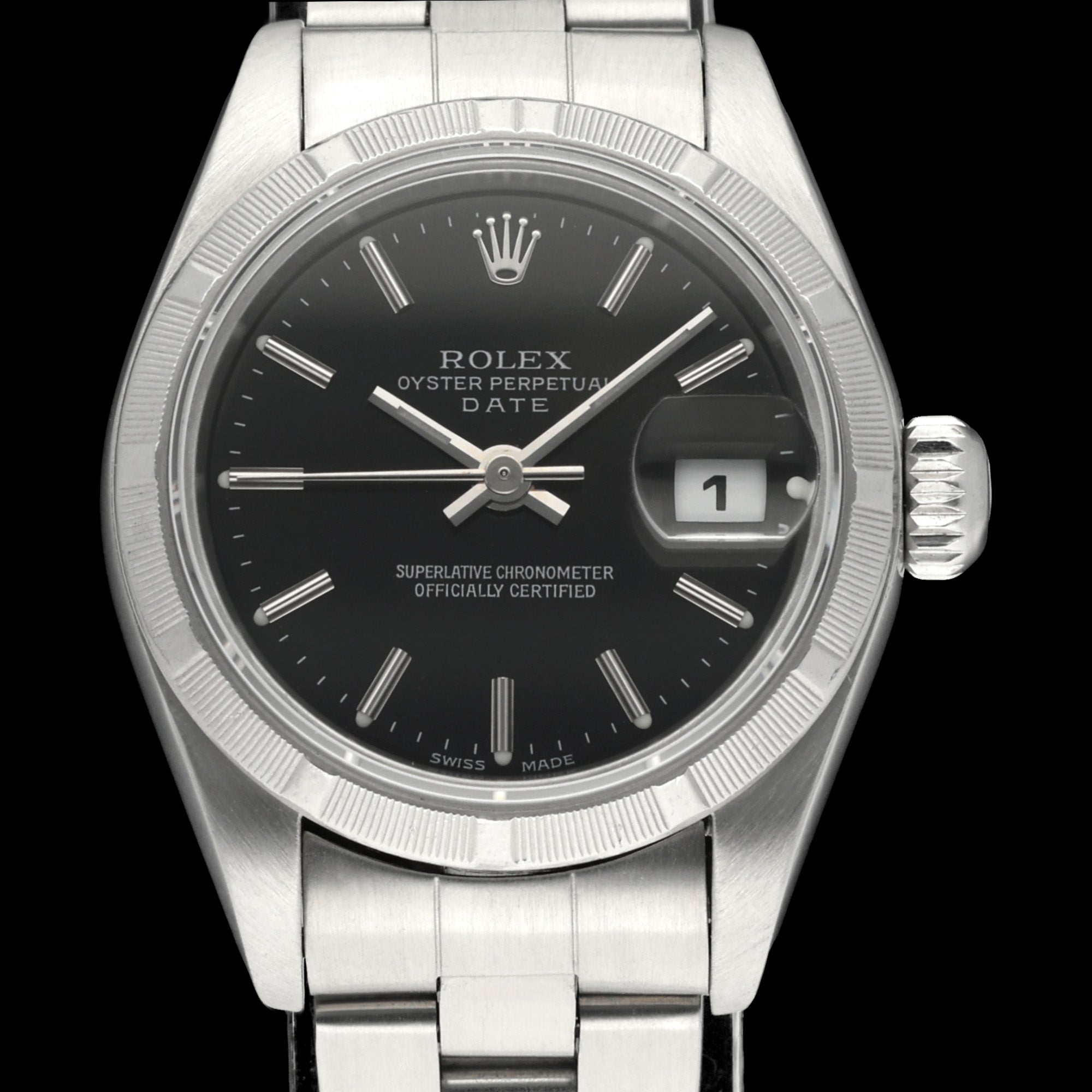 Rolex Oyster Perpetual Lady Date 79190 - 2002 - Rolex horloge - Rolex kopen - Rolex dames horloge - Trophies Watches