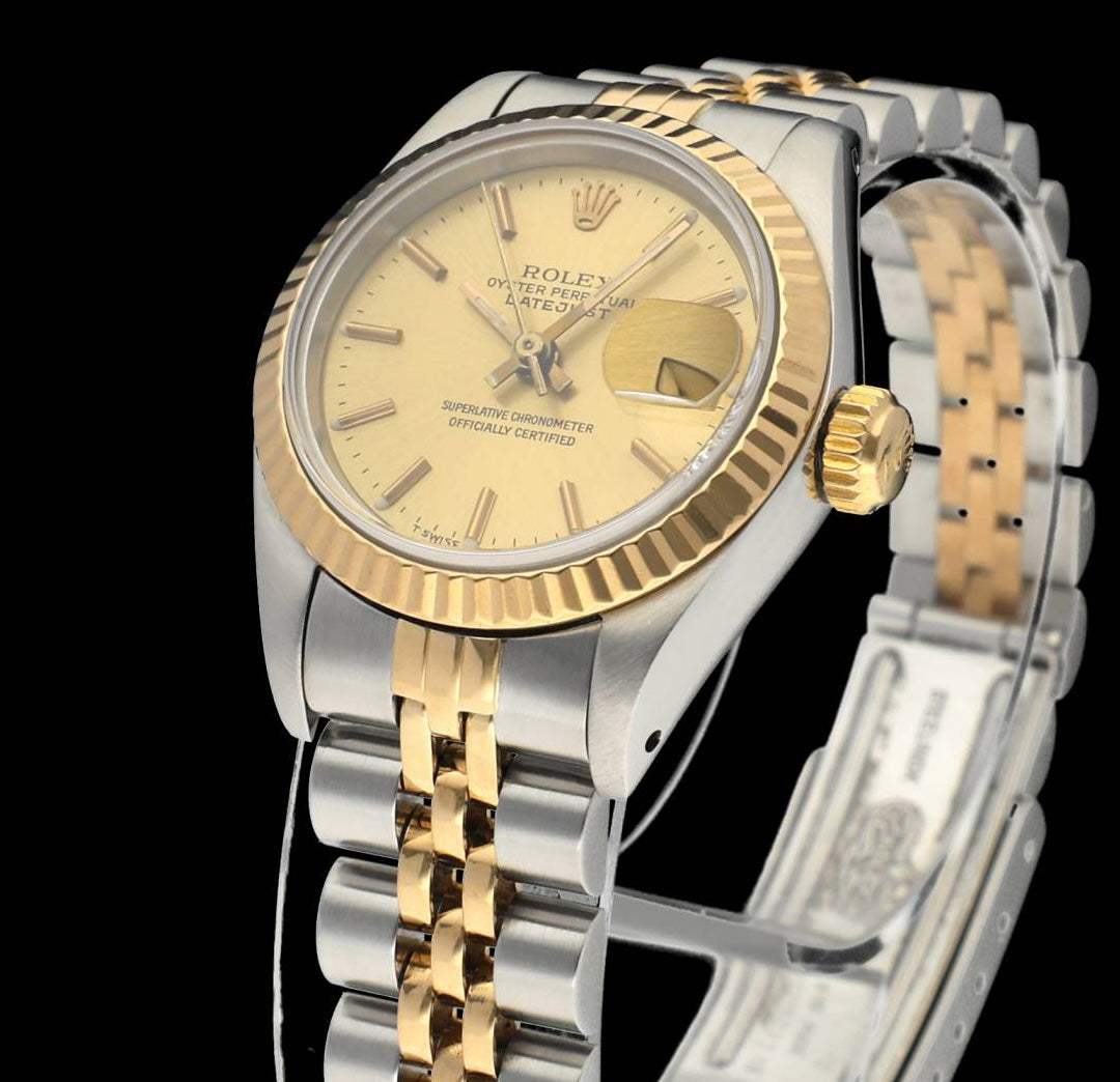 Rolex Lady-Datejust 69173 - 1989 - Rolex horloge - Rolex kopen - Rolex dames horloge - Trophies Watches