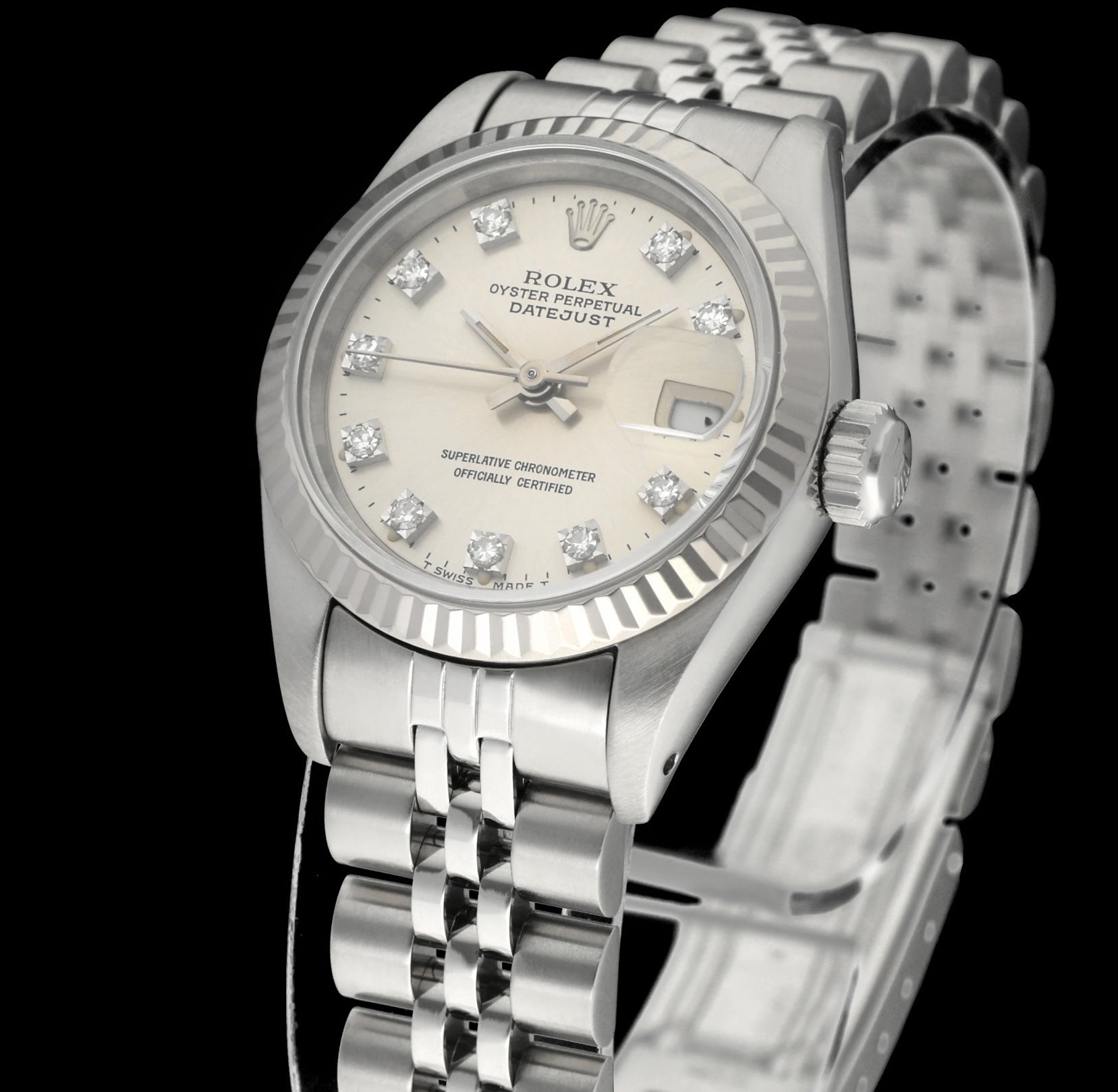Rolex Oyster Perpetual Lady Datejust 69174G - 1990 - Rolex horloge - Rolex kopen - Rolex dames horloge - Trophies Watches