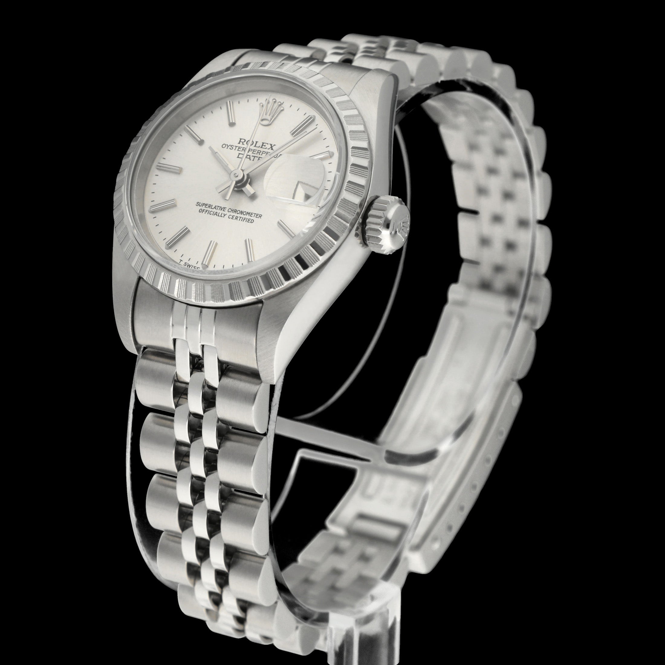 Rolex Oyster Perpetual Lady Date 69240 - 2000 - Rolex horloge - Rolex kopen - Rolex dames horloge - Trophies Watches