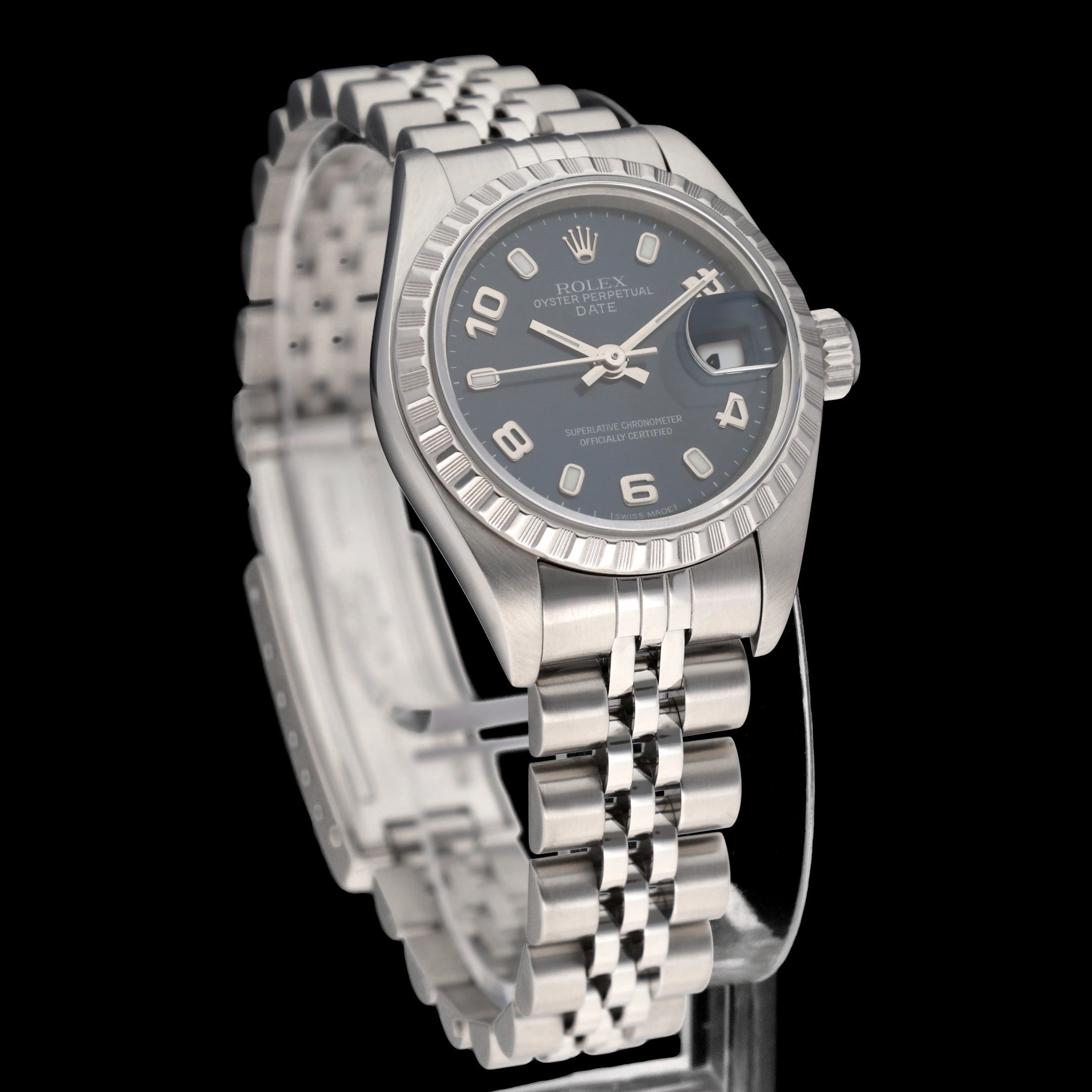 Rolex Oyster Perpetual Lady Date 79240 - 2005 - Rolex horloge - Rolex kopen - Rolex dames horloge - Trophies Watches