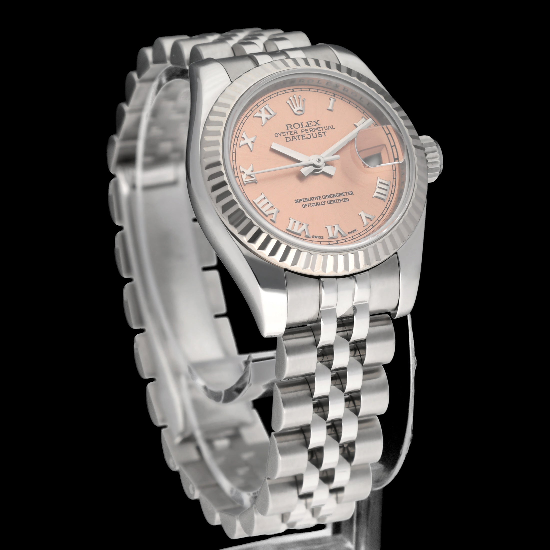 Rolex Oyster Perpetual Lady Datejust 179174 - 2008 - Rolex horloge - Rolex kopen - Rolex dames horloge - Trophies Watches