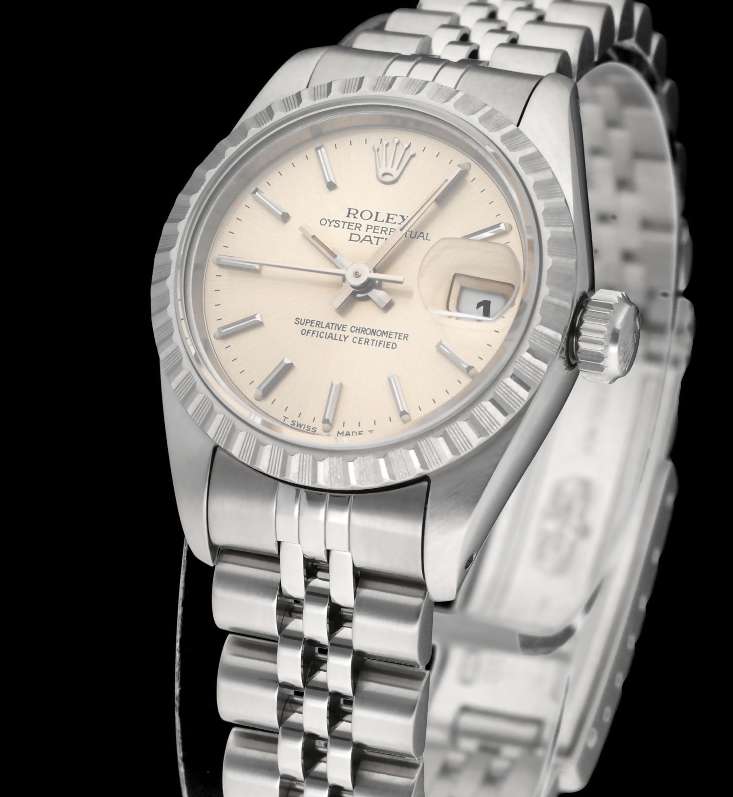 Rolex Oyster Perpetual Lady Date 69240 - 1990 - Rolex horloge - Rolex kopen - Rolex dames horloge - Trophies Watches