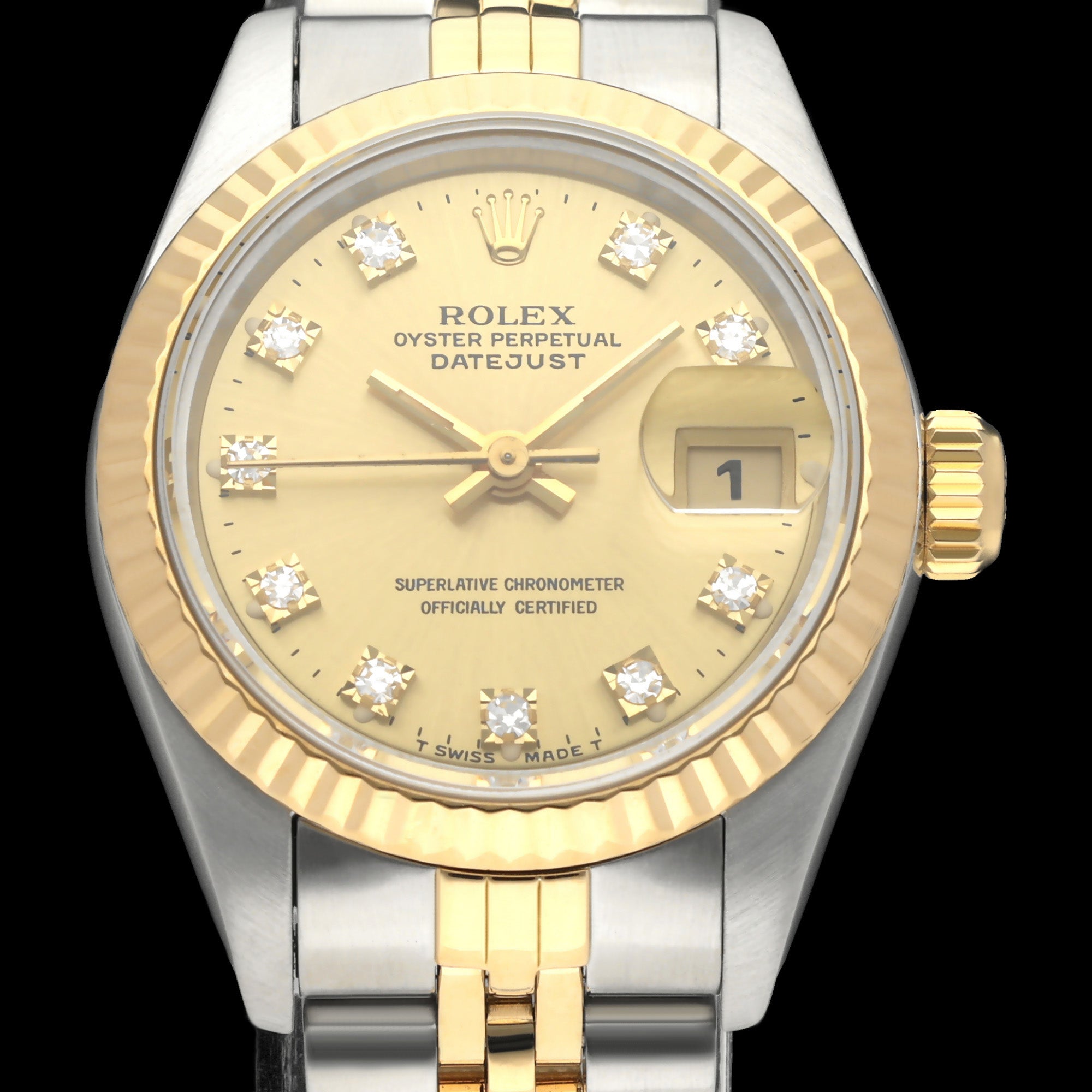 Rolex Lady-Datejust 69173G - 1990 - Rolex horloge - Rolex kopen - Rolex dames horloge - Trophies Watches
