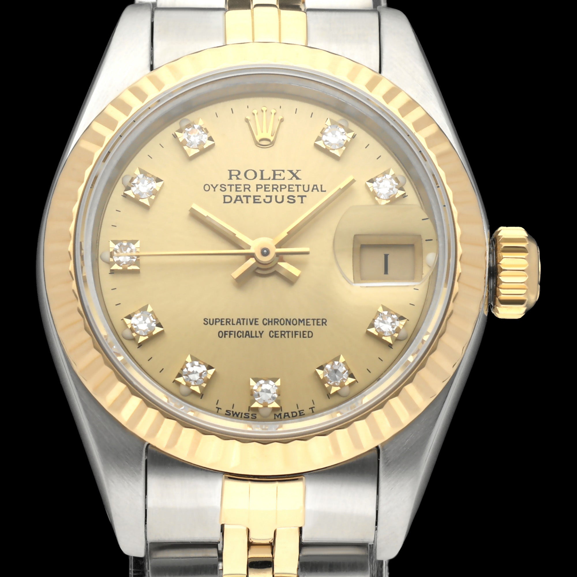 Rolex Lady-Datejust 69173G - 1990 - Rolex horloge - Rolex kopen - Rolex dames horloge - Trophies Watches