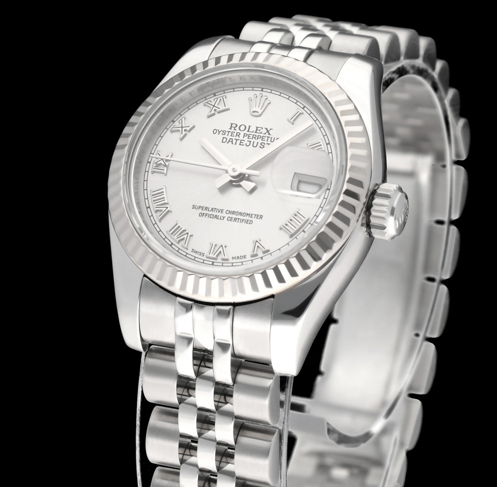 Rolex Oyster Perpetual Lady Datejust 179174 - 2010 - Rolex horloge - Rolex kopen - Rolex dames horloge - Trophies Watches