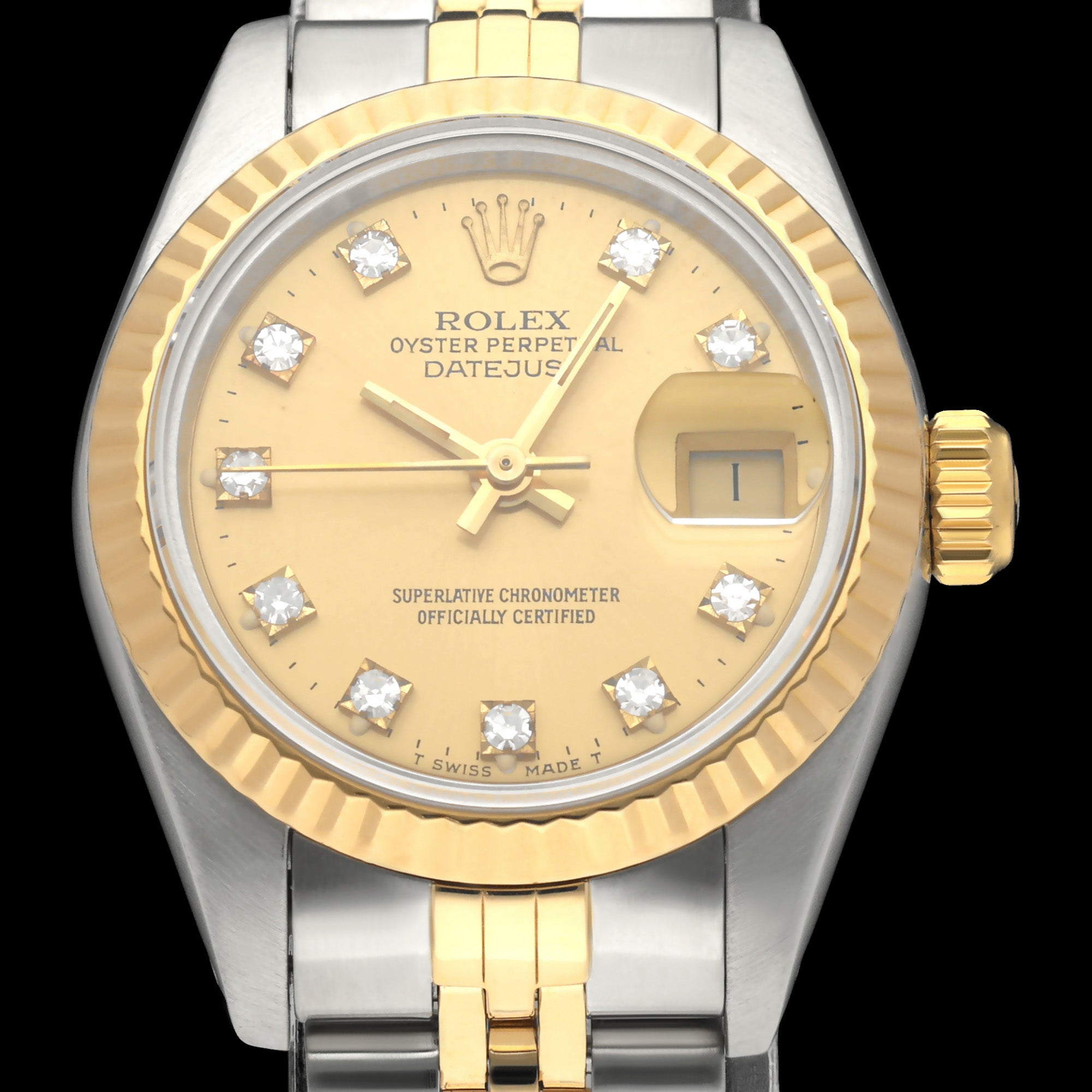 Rolex Lady-Datejust 69173G - 1990 - Rolex horloge - Rolex kopen - Rolex dames horloge - Trophies Watches