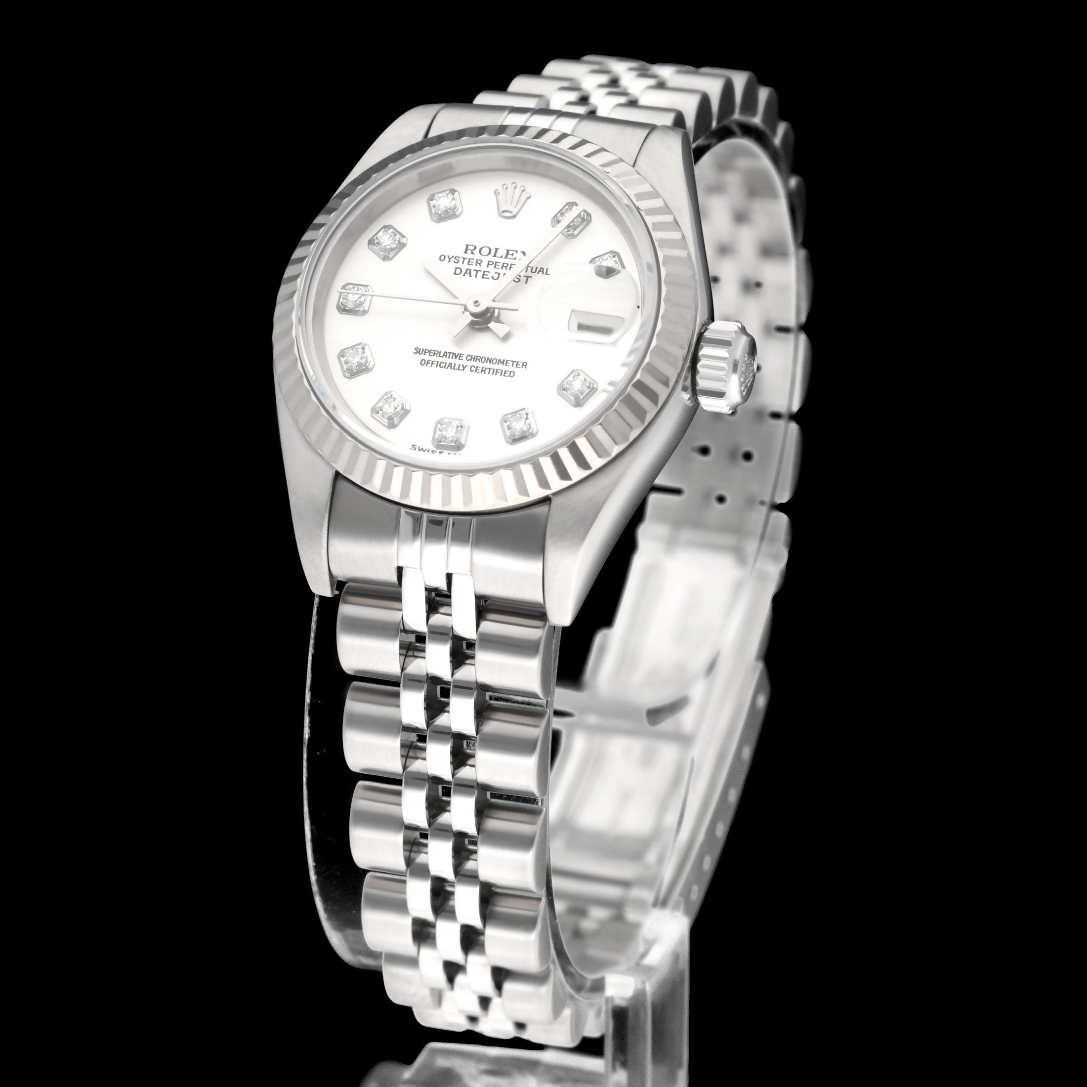 Rolex Oyster Perpetual Lady Datejust 69174G - 2002 - Rolex horloge - Rolex kopen - Rolex dames horloge - Trophies Watches