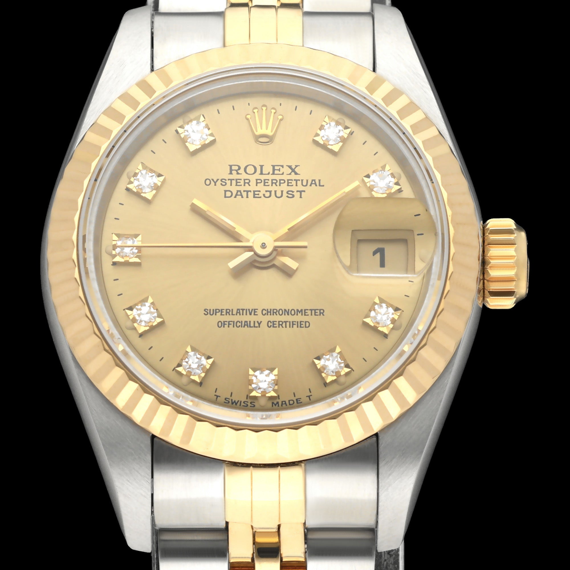 Rolex Lady-Datejust 69173G - 1995 - Rolex horloge - Rolex kopen - Rolex dames horloge - Trophies Watches