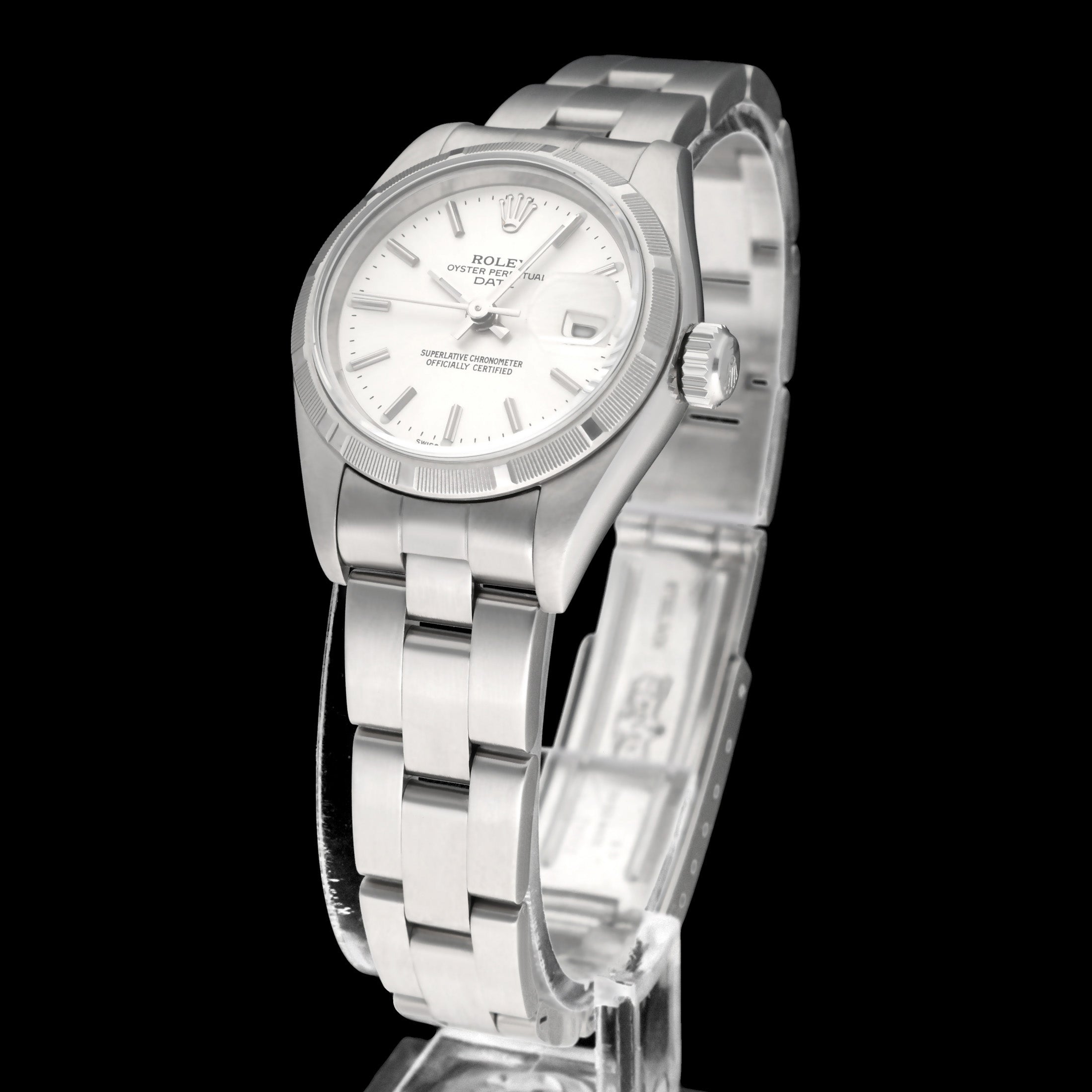 Rolex Oyster Perpetual Lady Date 79190 - 2000 - Rolex horloge - Rolex kopen - Rolex dames horloge - Trophies Watches