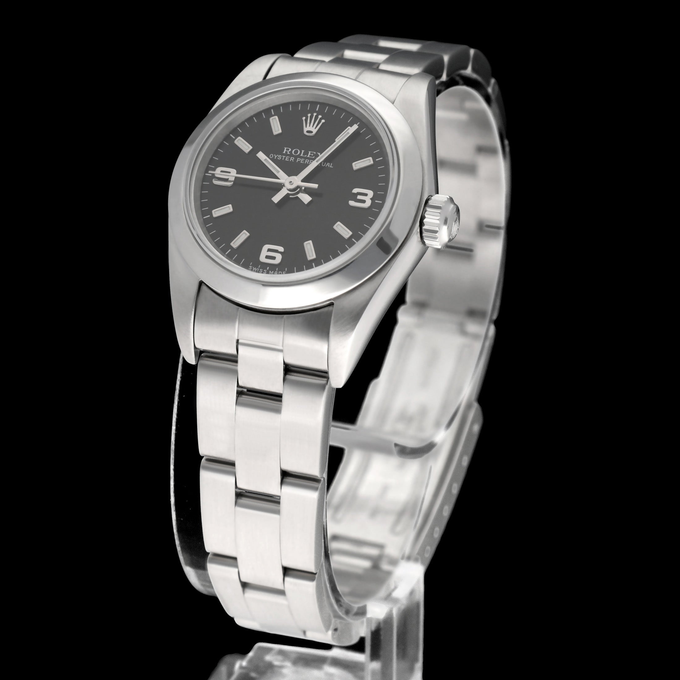 Rolex Oyster Perpetual 76080 - 2002 - Rolex horloge - Rolex kopen - Rolex dames horloge - Trophies Watches