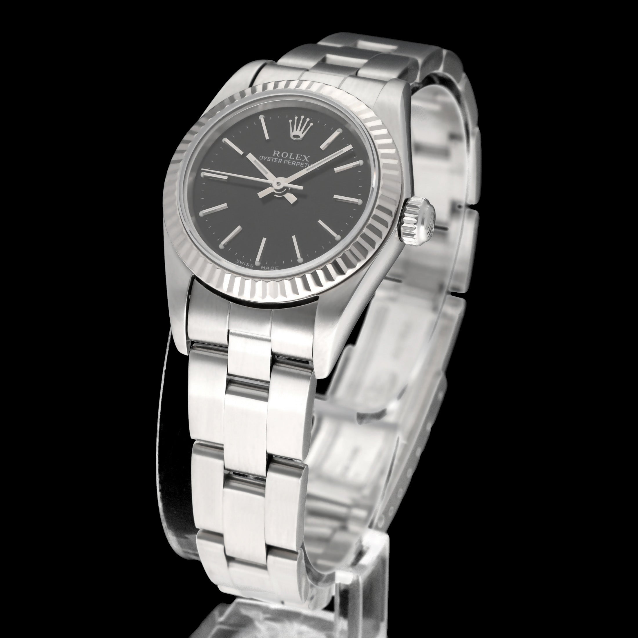 Rolex Oyster Perpetual 76094 - 2005 - Rolex horloge - Rolex kopen - Rolex dames horloge - Trophies Watches