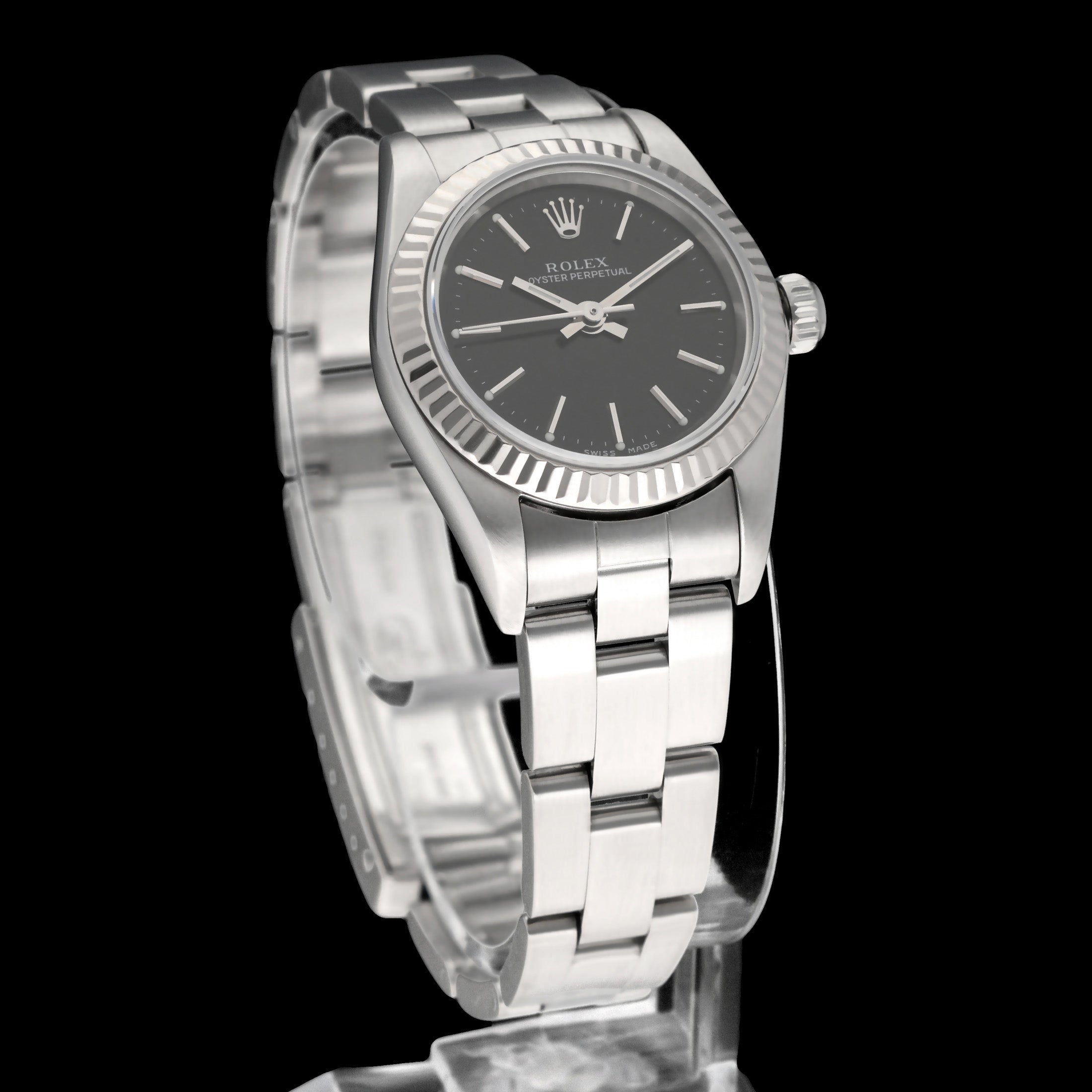 Rolex Oyster Perpetual 76094 - 2005 - Rolex horloge - Rolex kopen - Rolex dames horloge - Trophies Watches