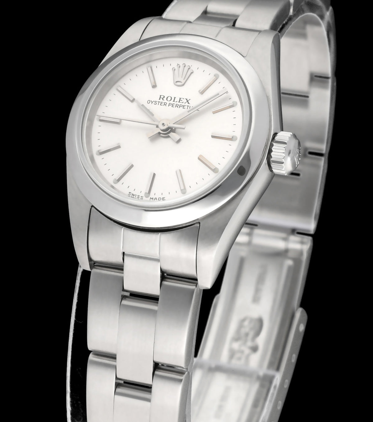 Rolex Oyster Perpetual 76080 - 2002 - Rolex horloge - Rolex kopen - Rolex dames horloge - Trophies Watches