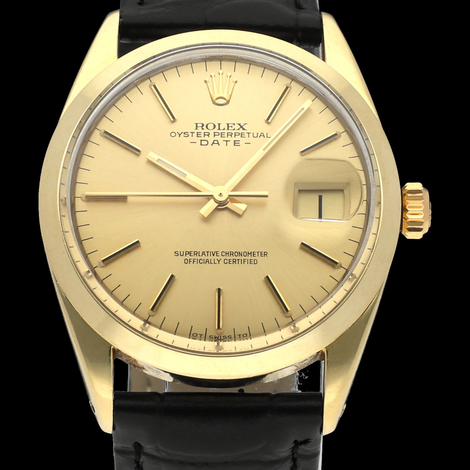 Rolex Oyster Perpetual Date 1550 - 1973 - Rolex horloge - Rolex kopen - Rolex heren horloge - Trophies Watches