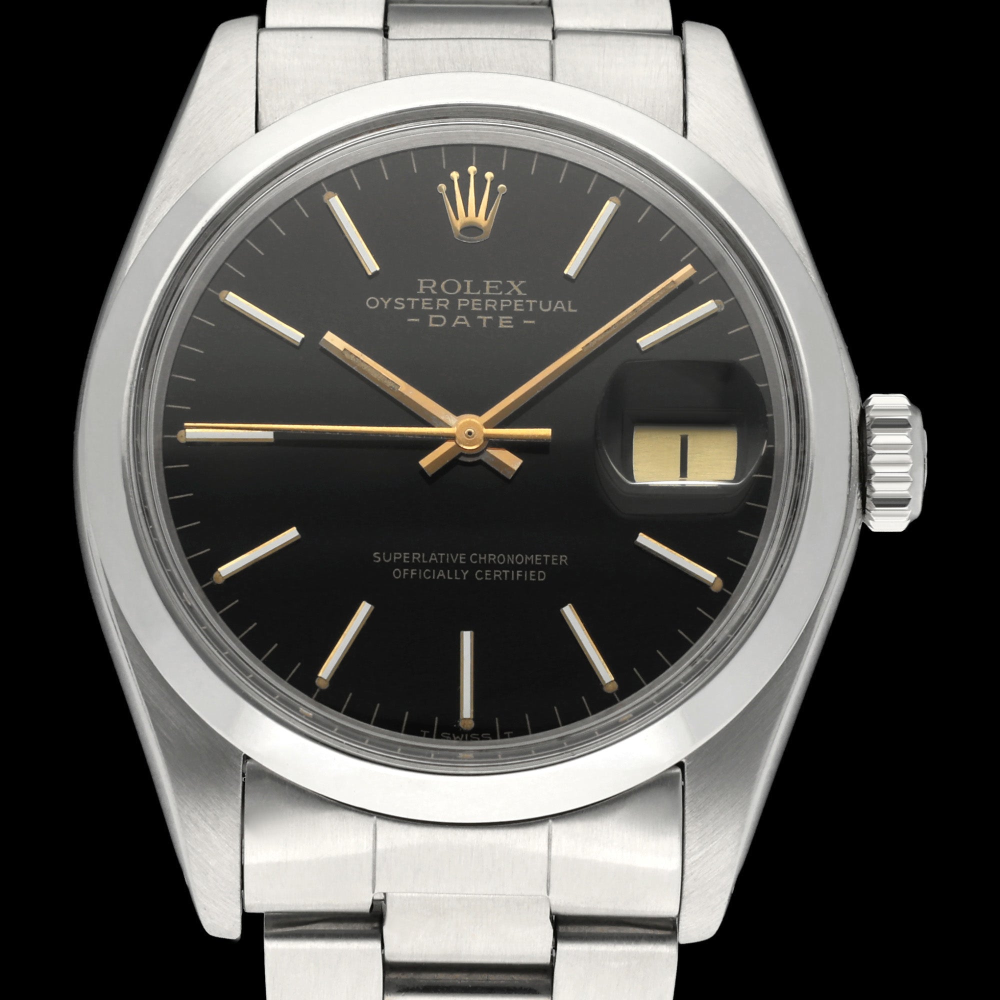 Rolex Oyster Perpetual Date 1500 - 1974 - Rolex horloge - Rolex kopen - Rolex heren horloge - Trophies Watches