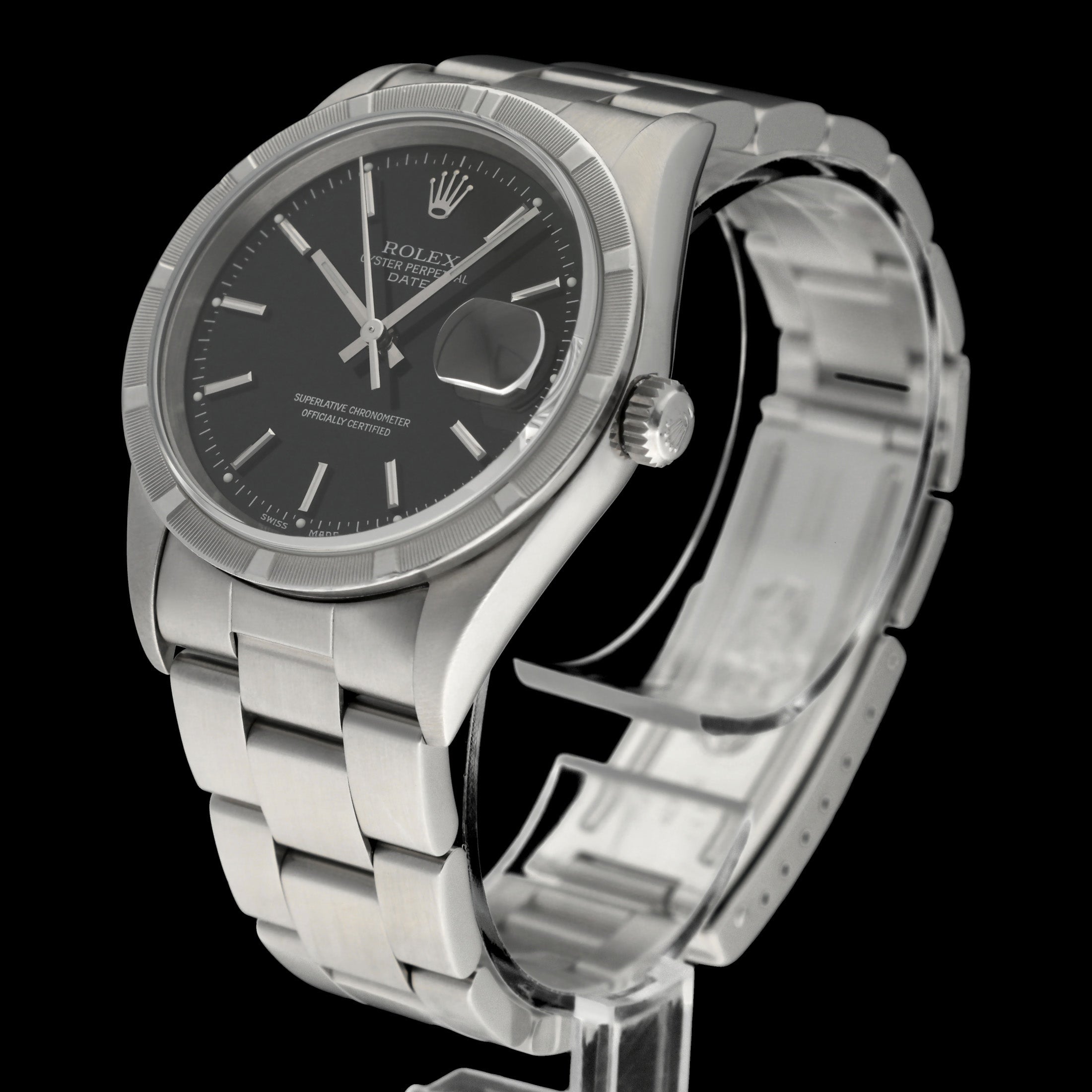 Rolex Oyster Perpetual Date 15210 - 1999 - Rolex horloge - Rolex kopen - Rolex heren horloge - Trophies Watches