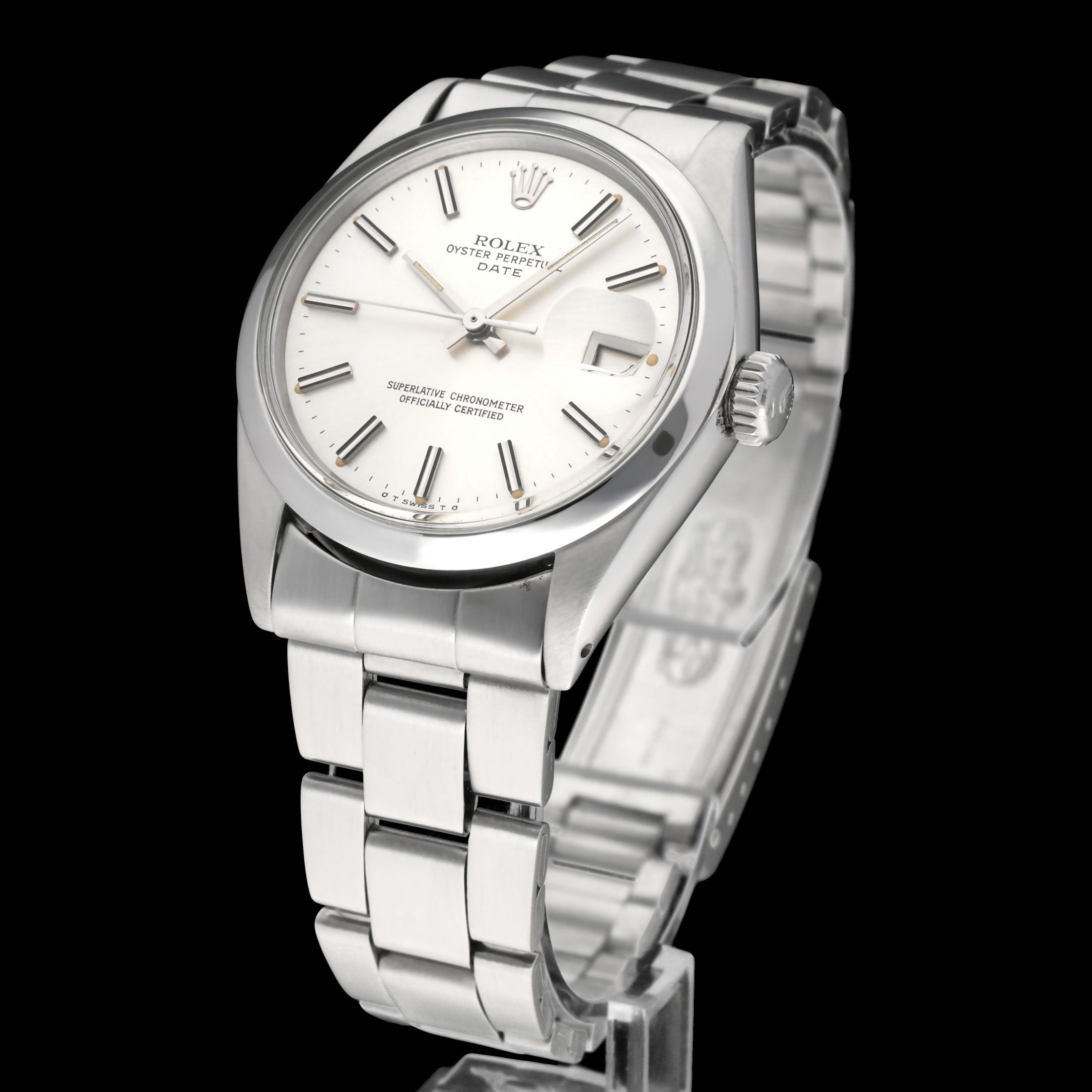 Rolex Oyster Perpetual Date 1500 - 1972 - Sigma Dial - Rolex horloge - Rolex kopen - Rolex heren horloge - Trophies Watches