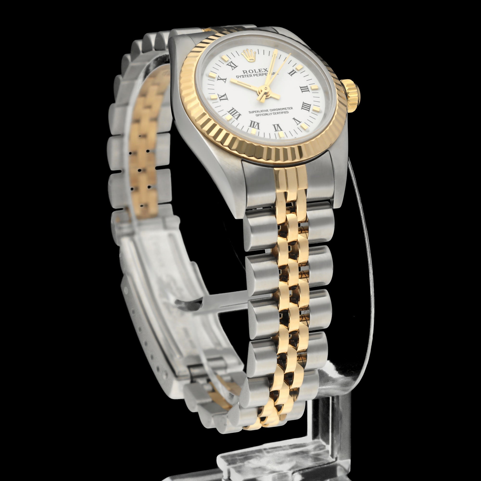 Rolex Oyster Perpetual 76193 - 2001 - Rolex horloge - Rolex kopen - Rolex dames horloge - Trophies Watches