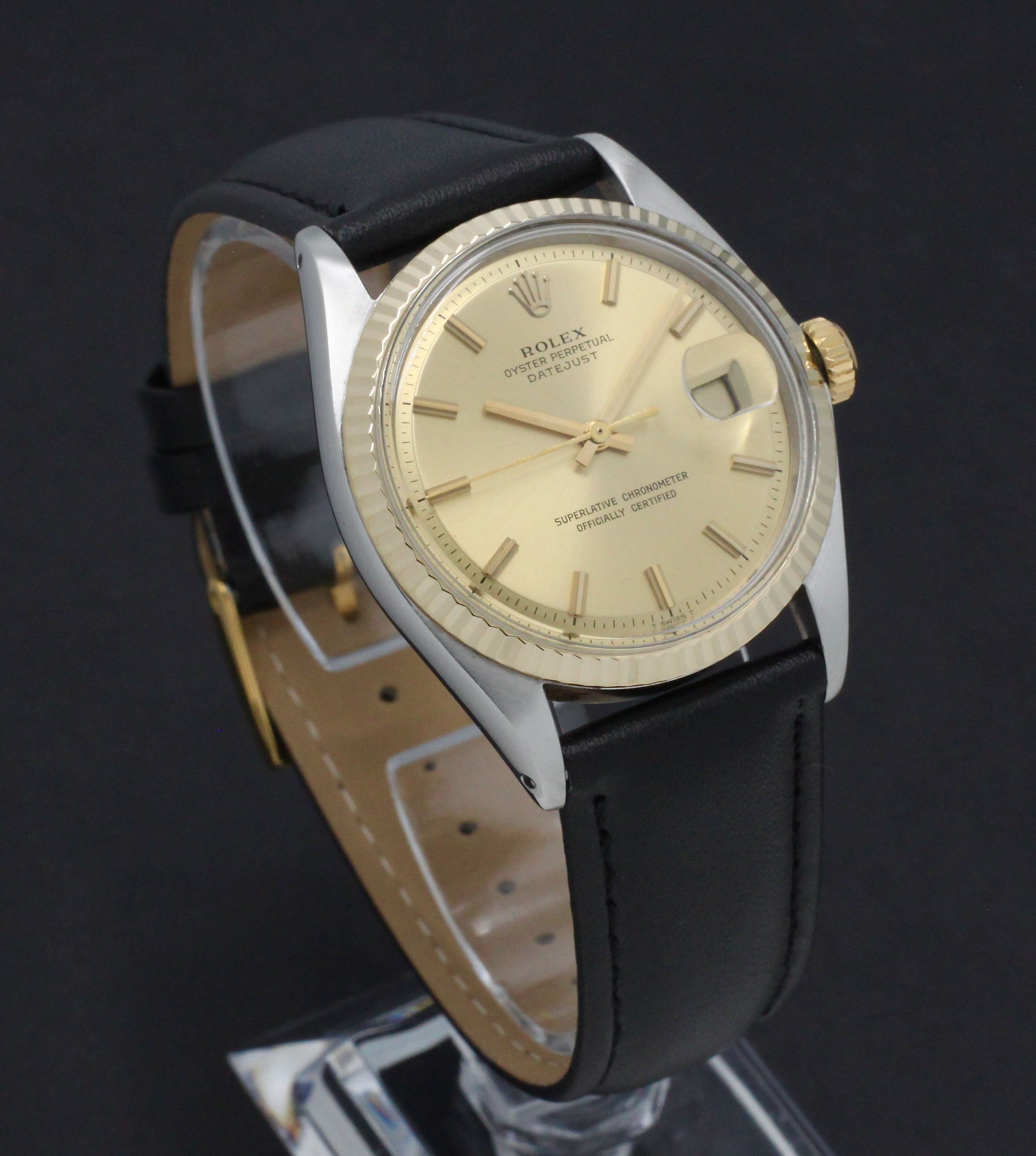 Rolex Datejust 1601 - 1971 - goud/staal - two/tone - Rolex horloge - Rolex kopen - Rolex heren horloge - Trophies Watches