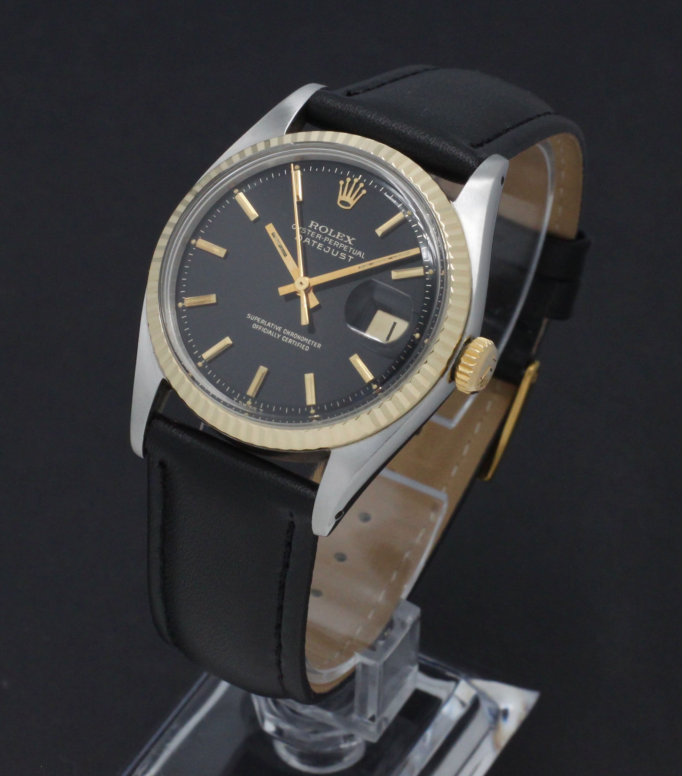 Rolex Datejust 1601 - 1972 - goud/staal - two/tone - Rolex horloge - Rolex kopen - Rolex heren horloge - Trophies Watches