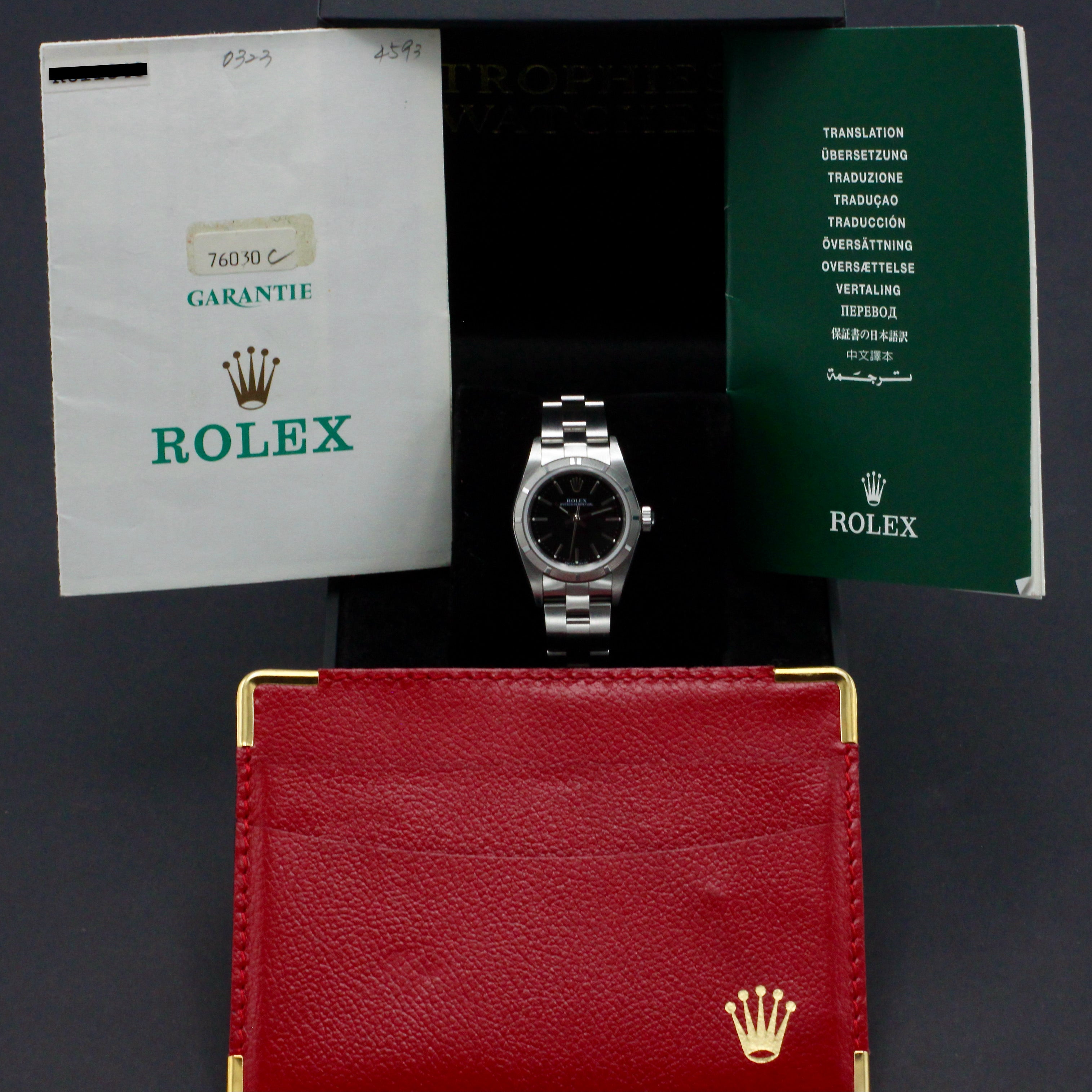 Rolex Oyster Perpetual 76030 - 2003 - Rolex horloge - Rolex kopen - Rolex dames horloge - Trophies Watches