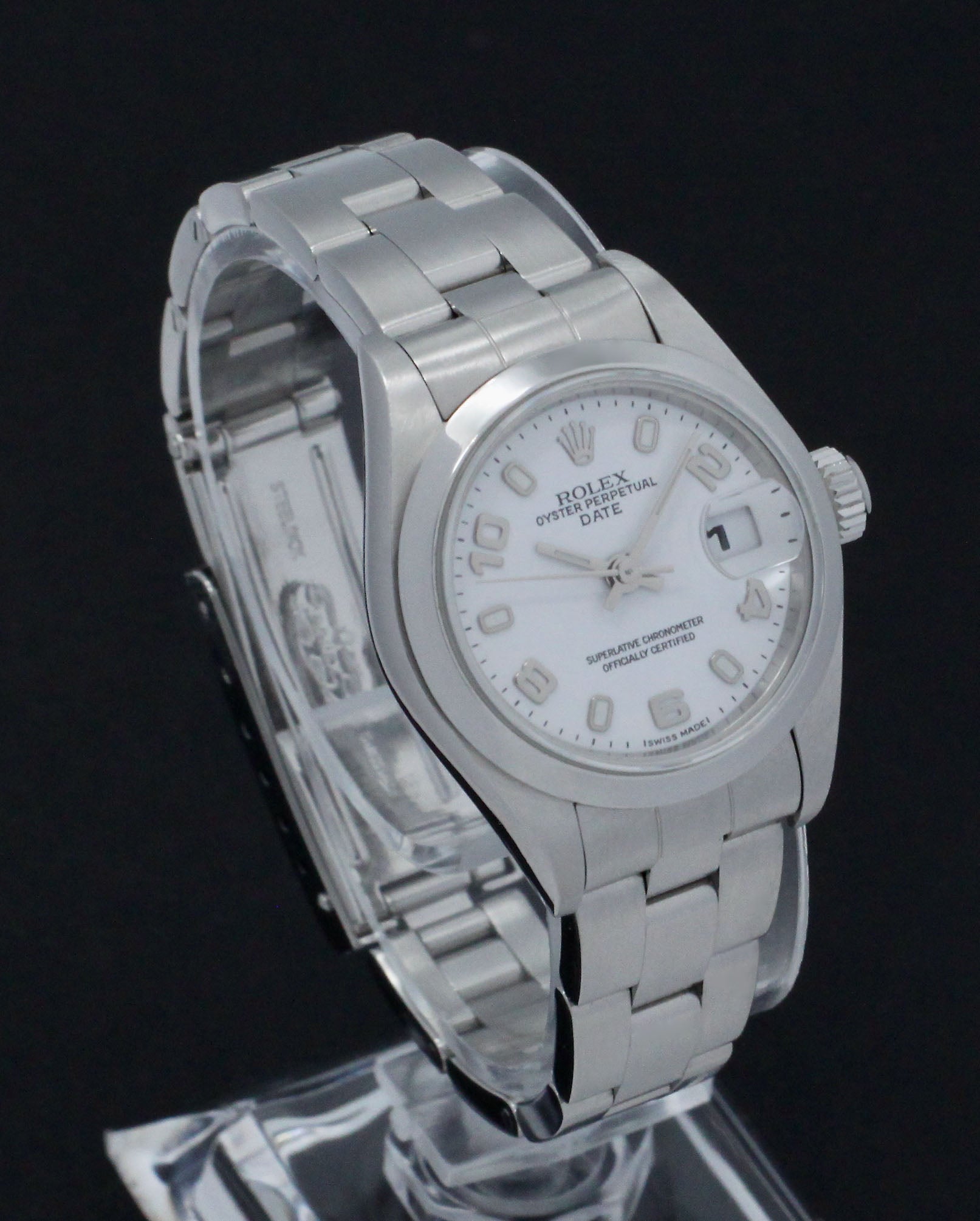 Rolex Oyster Perpetual Lady Date 79160 - 2001 - Rolex horloge - Rolex kopen - Rolex dames horloge - Trophies Watches