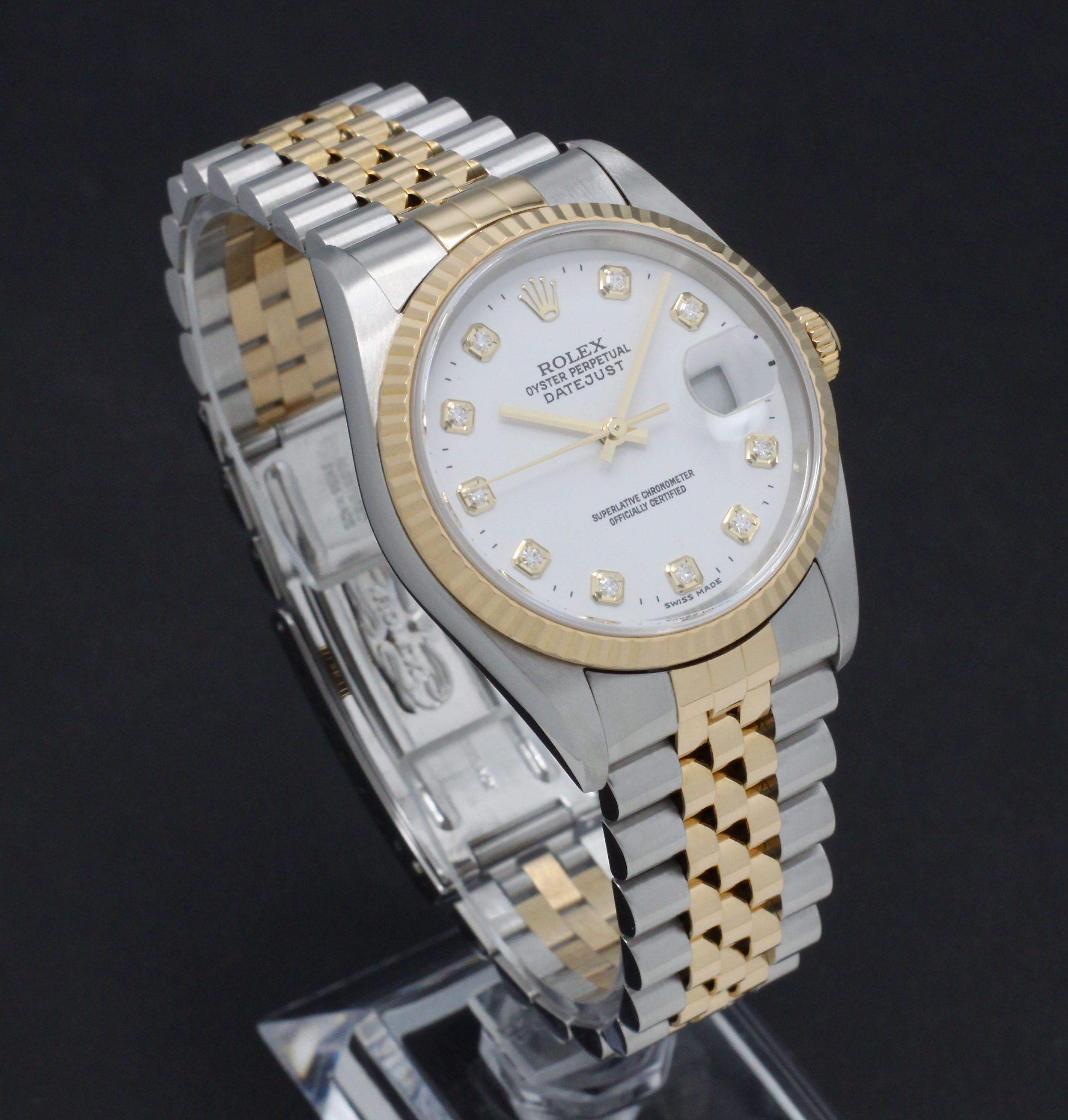 Rolex Datejust 16233G - 2005 - Rolex horloge - Rolex kopen - Rolex heren horloge - Trophies Watches
