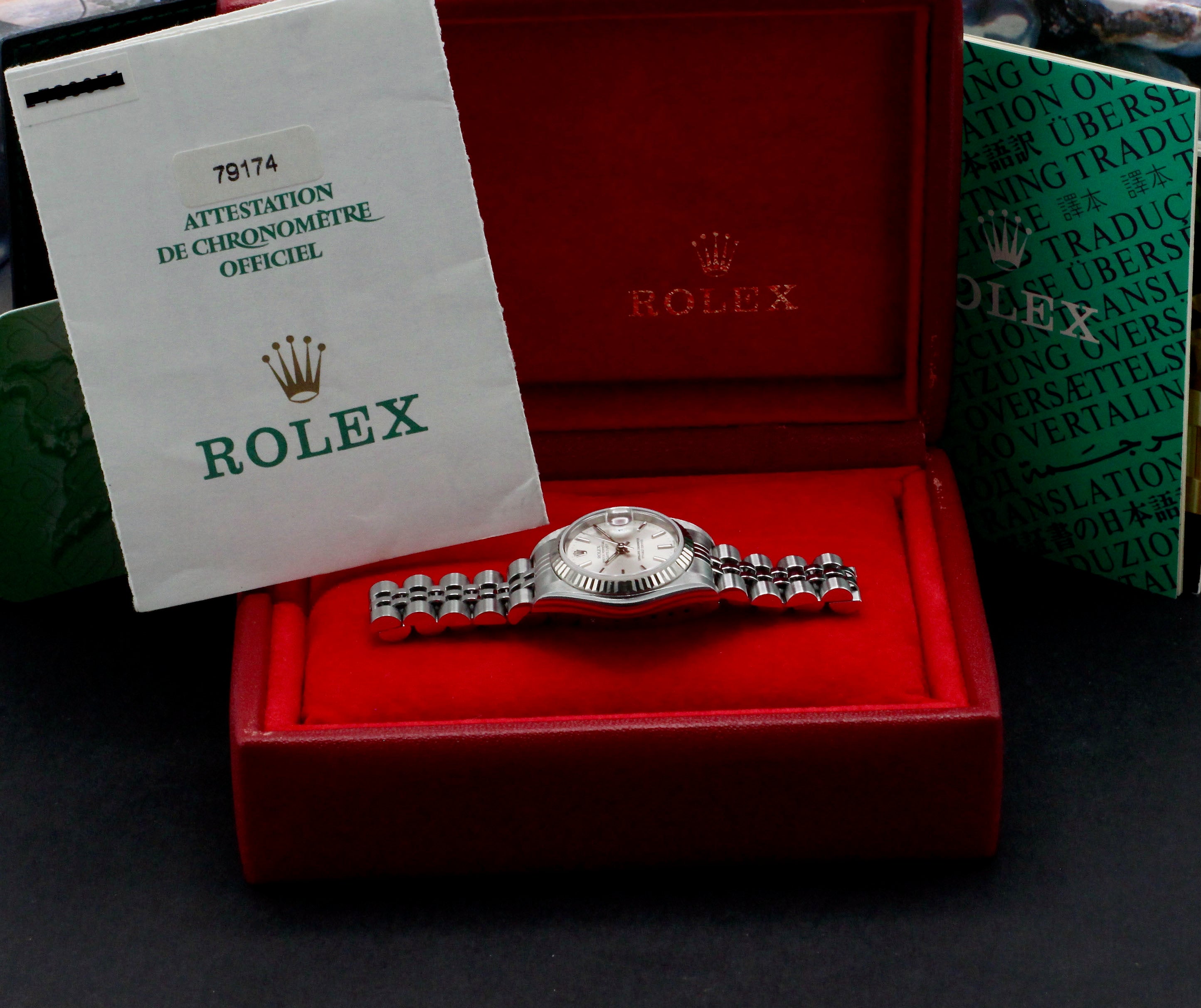 Rolex Oyster Perpetual Lady Datejust 79174 - 2001 - Rolex horloge - Rolex kopen - Rolex dames horloge - Trophies Watches