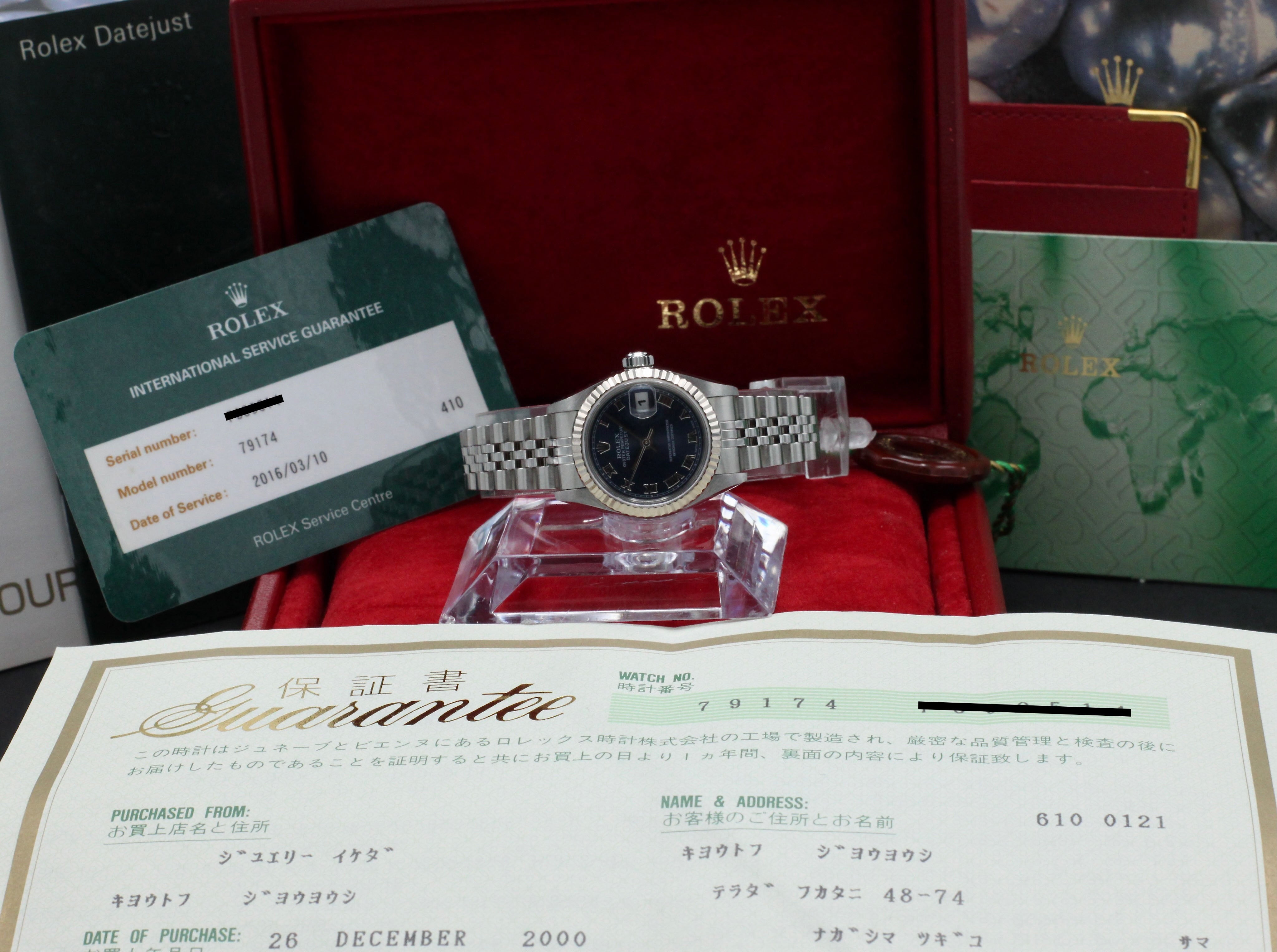 Rolex Oyster Perpetual Lady Datejust 79174 - 2000 - Rolex horloge - Rolex kopen - Rolex dames horloge - Trophies Watches