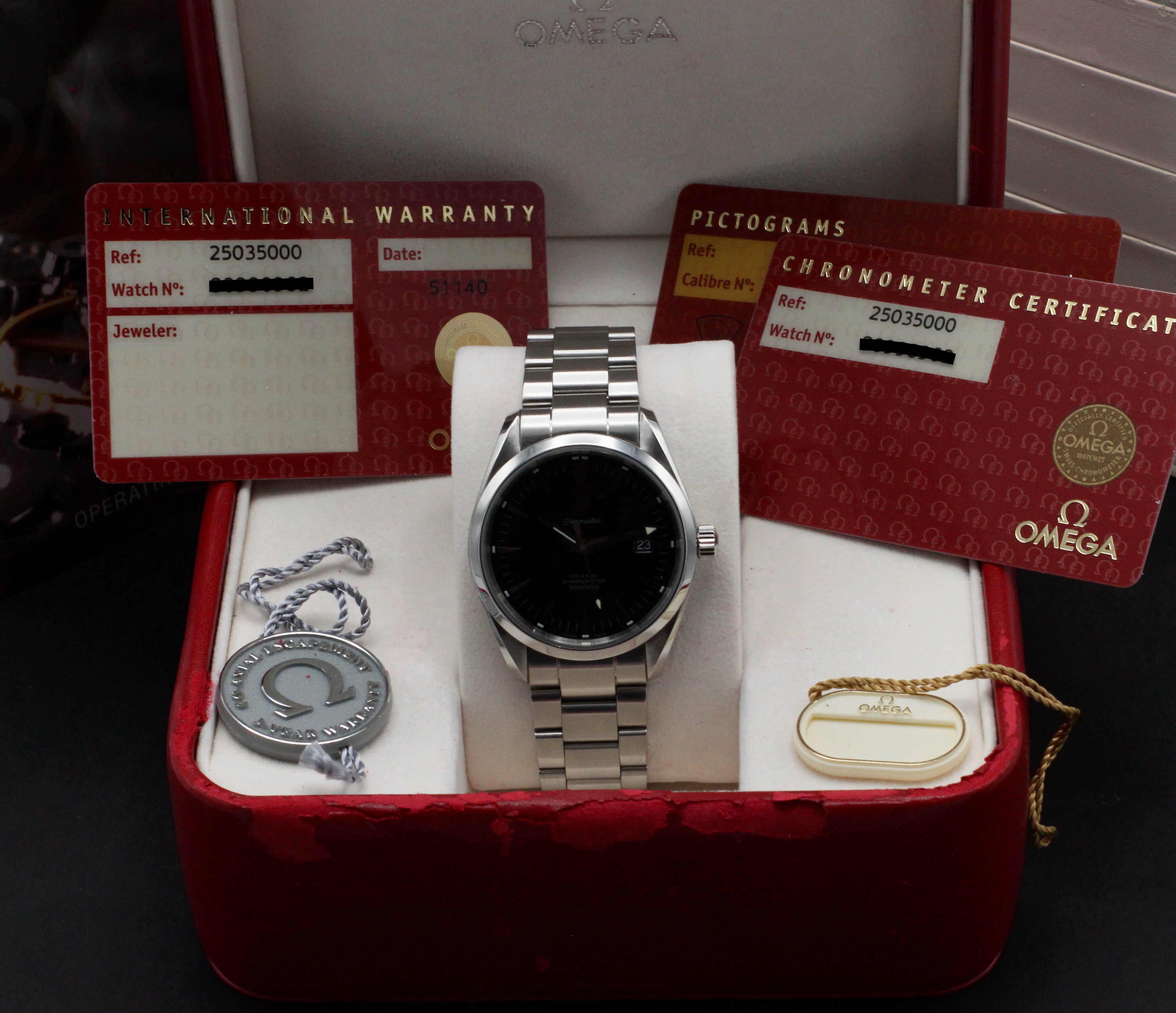 Omega Seamaster Aqua Terra 2503.50.00 - 2006 - Omega horloge - Omega kopen - Omega heren horloge - Trophies Watches