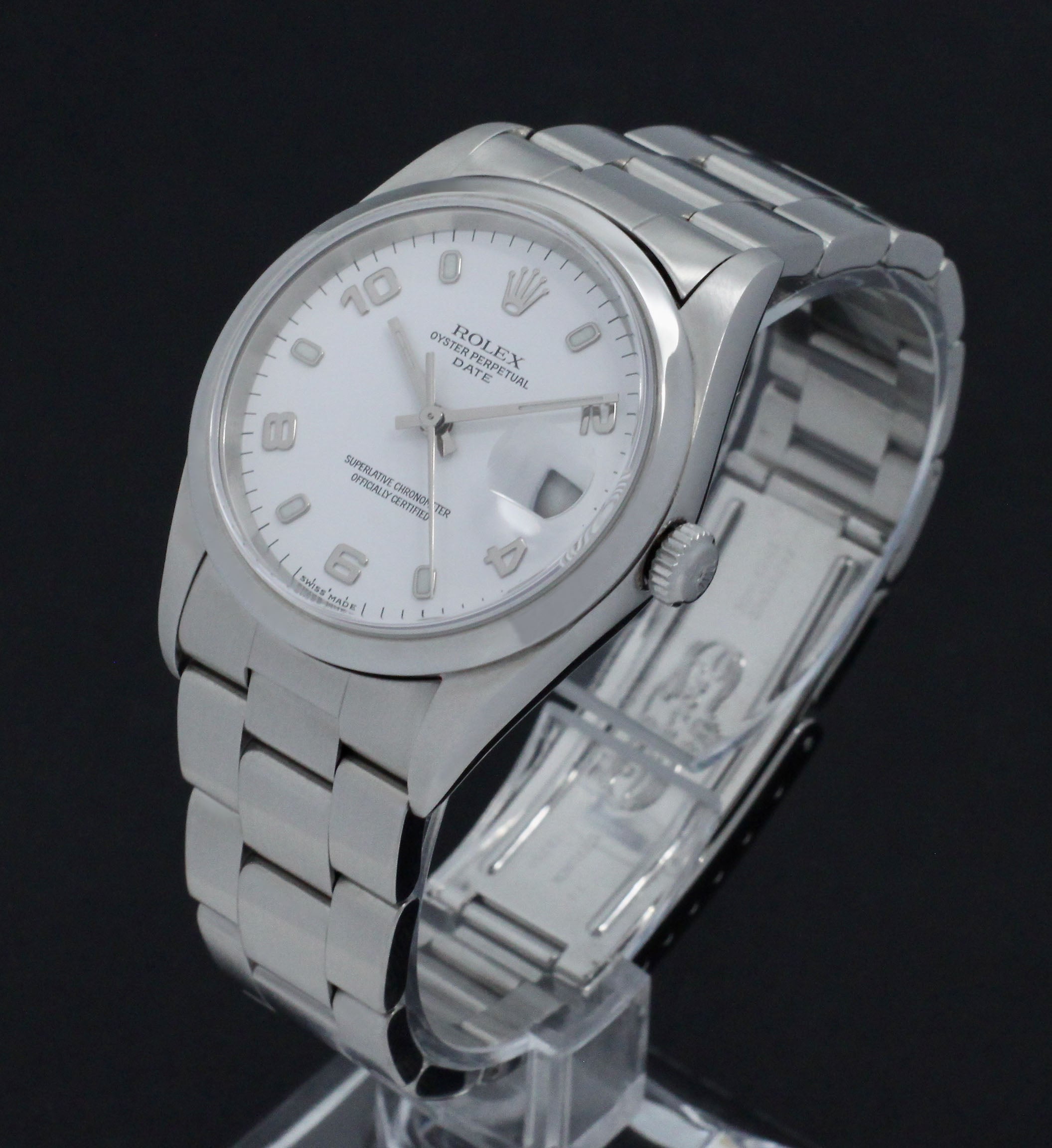 Rolex Oyster Perpetual Date 15200 - 1999 - Rolex horloge - Rolex kopen - Rolex heren horloge - Trophies Watches