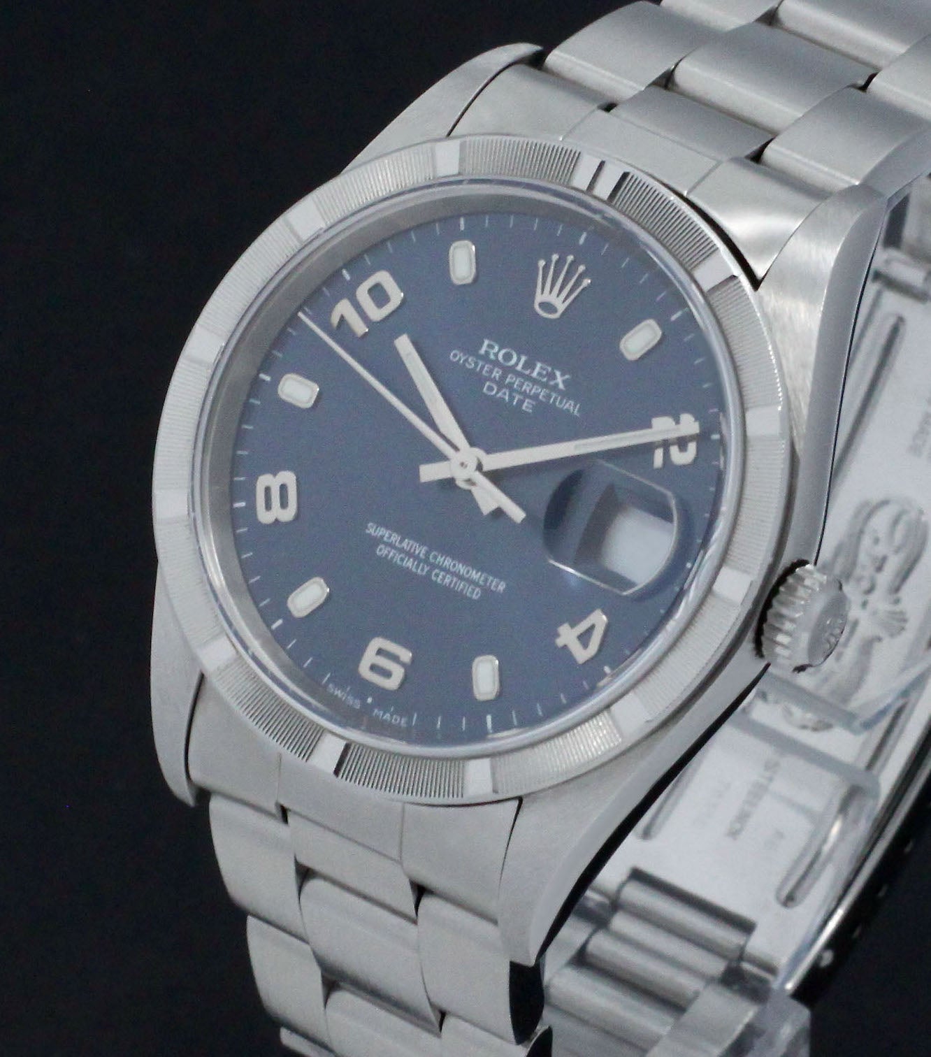 Rolex Oyster Perpetual Date 15210 - 2002 - Rolex horloge - Rolex kopen - Rolex heren horloge - Trophies Watches