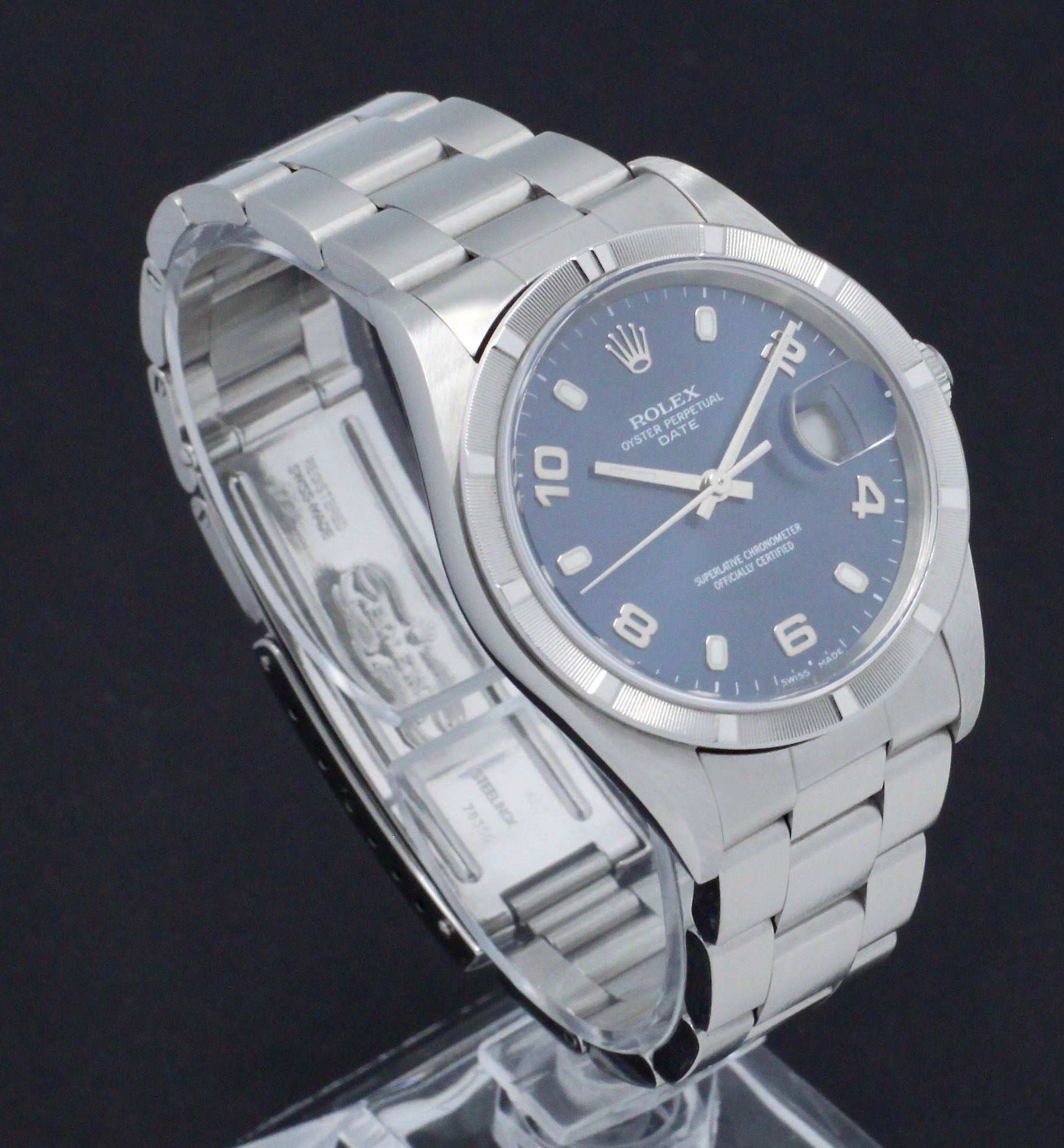 Rolex Oyster Perpetual Date 15210 - 2002 - Rolex horloge - Rolex kopen - Rolex heren horloge - Trophies Watches