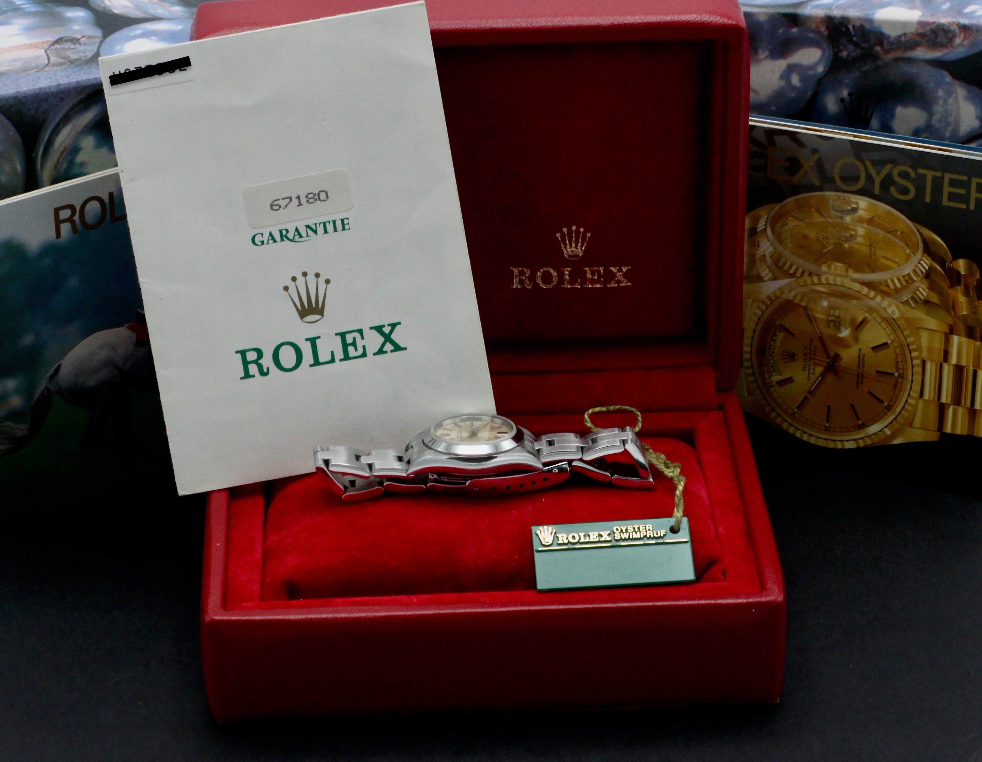 Rolex Oyster Perpetual 67180 - 1995 - Rolex horloge - Rolex kopen - Rolex dames horloge - Trophies Watches