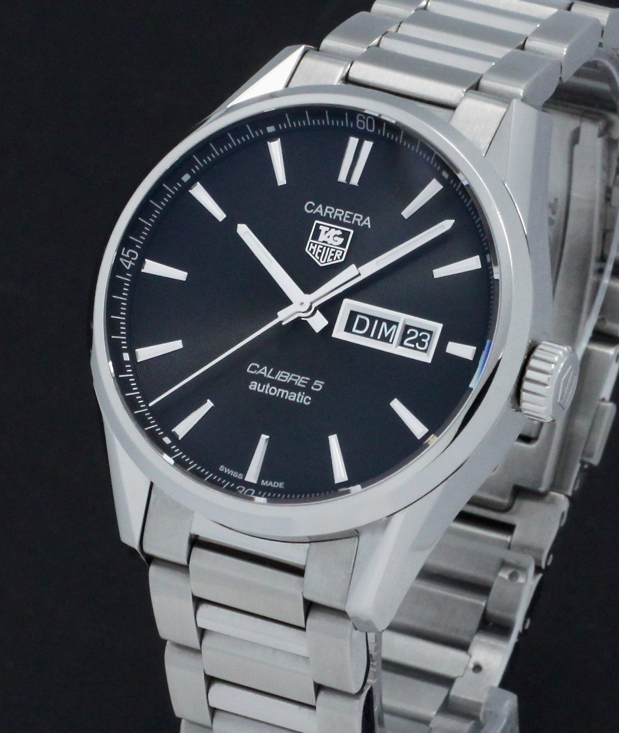 TAG Heuer Carrera Calibre 5 WAR201A.BA0723 - 2020 - TAG Heuer horloge - TAG Heuer kopen - TAG Heuer heren horloge - Trophies Watches