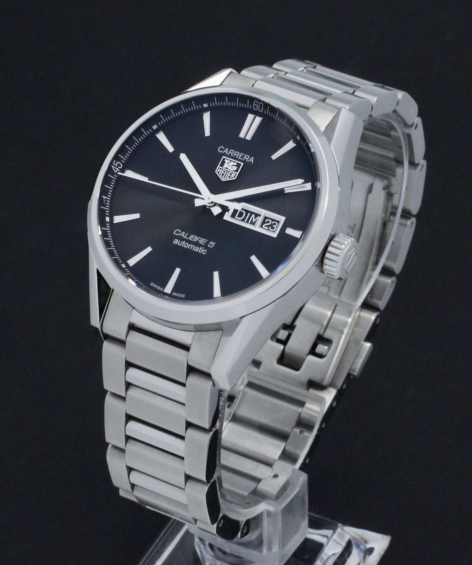 TAG Heuer Carrera Calibre 5 WAR201A.BA0723 - 2020 - TAG Heuer horloge - TAG Heuer kopen - TAG Heuer heren horloge - Trophies Watches