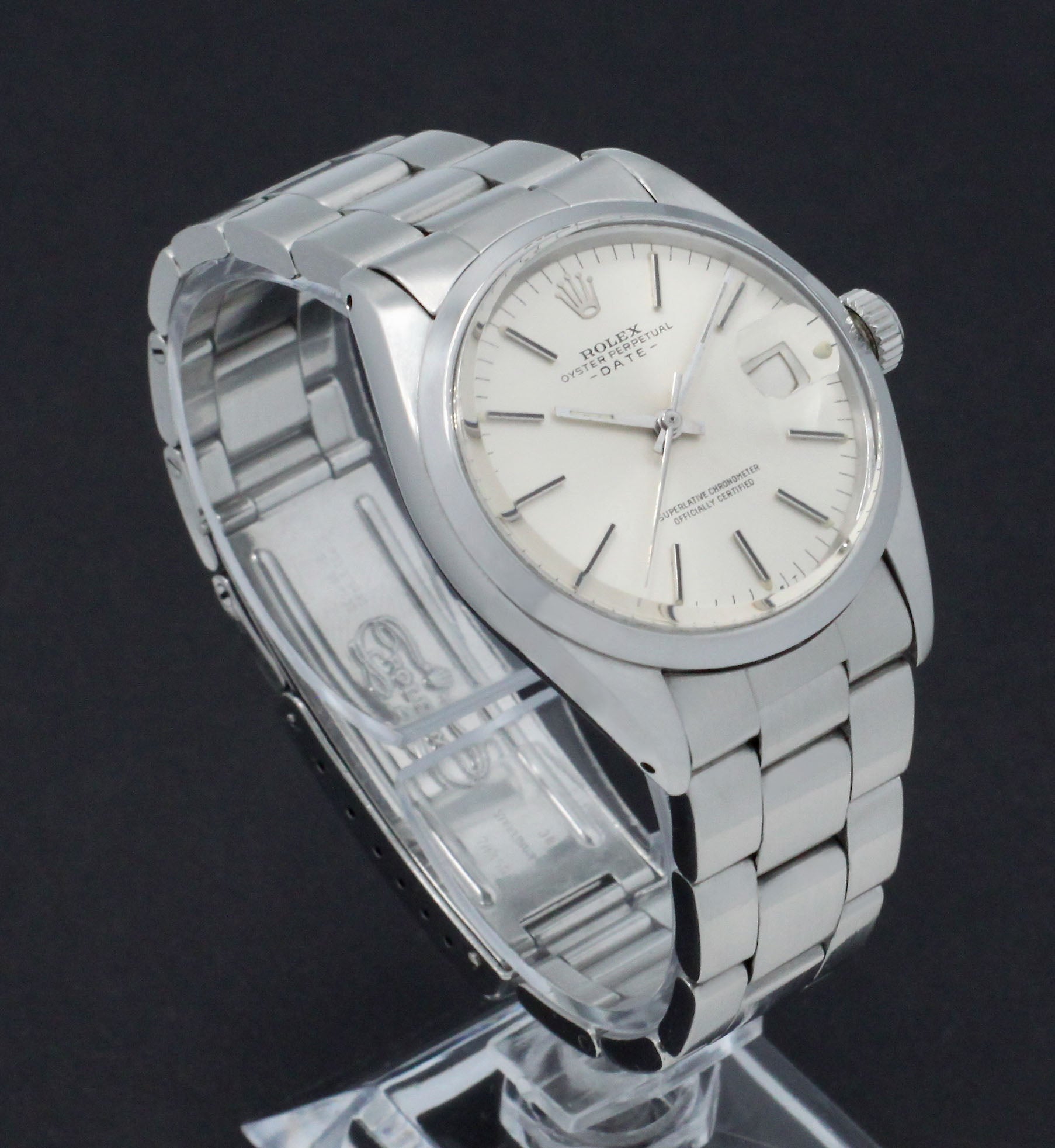 Rolex Oyster Perpetual Date 1500 serviced - 1972 - Rolex horloge - Rolex kopen - Rolex heren horloge - Trophies Watches