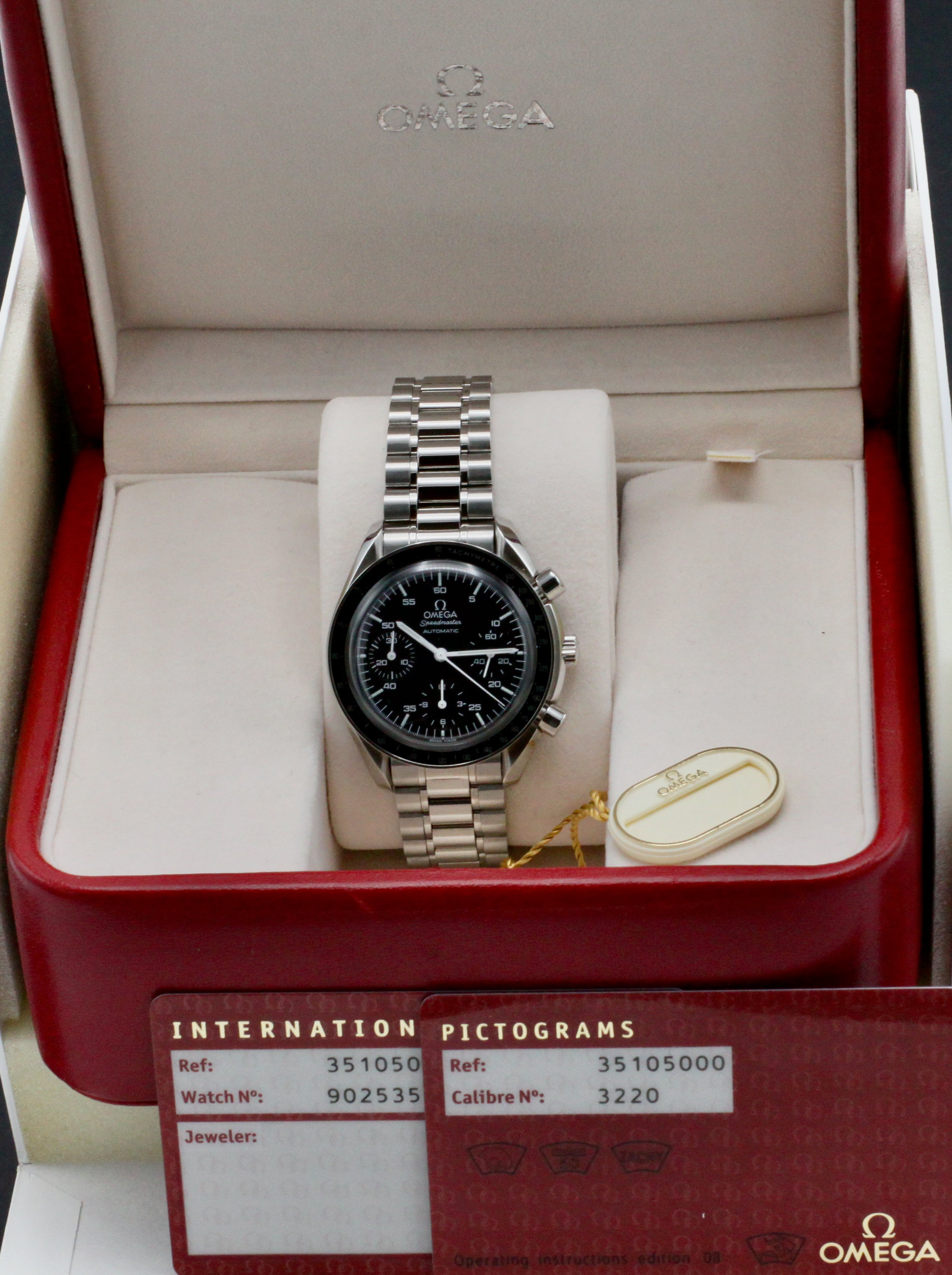 Omega Speedmaster Reduced 3510.50.00 - 2009 - Omega horloge - Omega kopen - Omega heren horloge - Trophies Watches