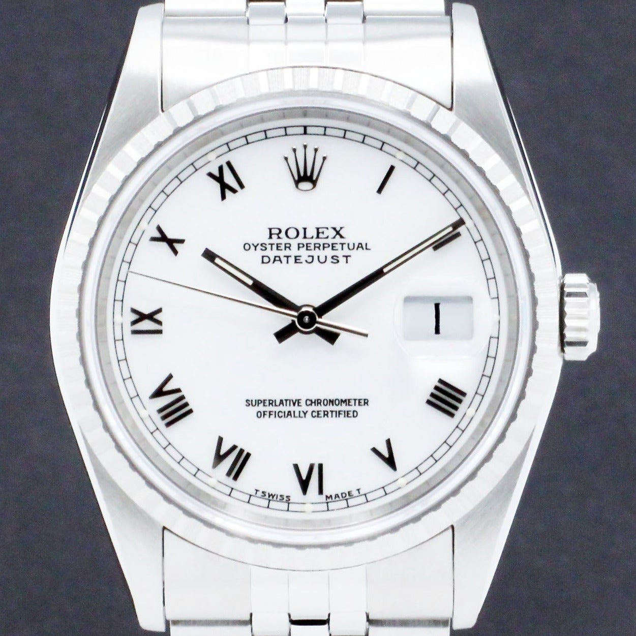 Rolex Datejust 16220 - 1996 - Rolex horloge - Rolex kopen - Rolex heren horloge - Trophies Watches